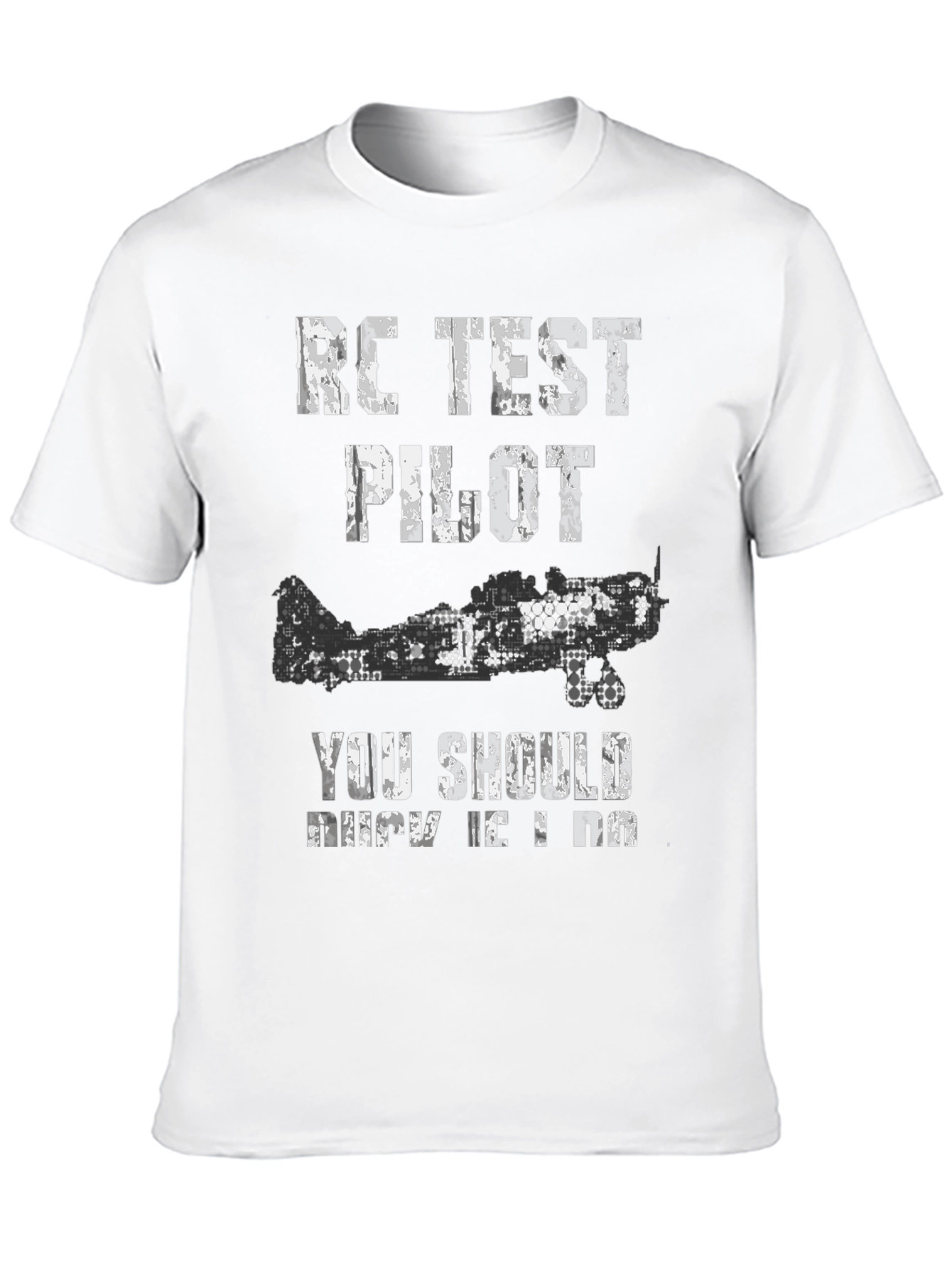 RC Test Pilot Graphic Tee - Aviation Enthusiast Shirt