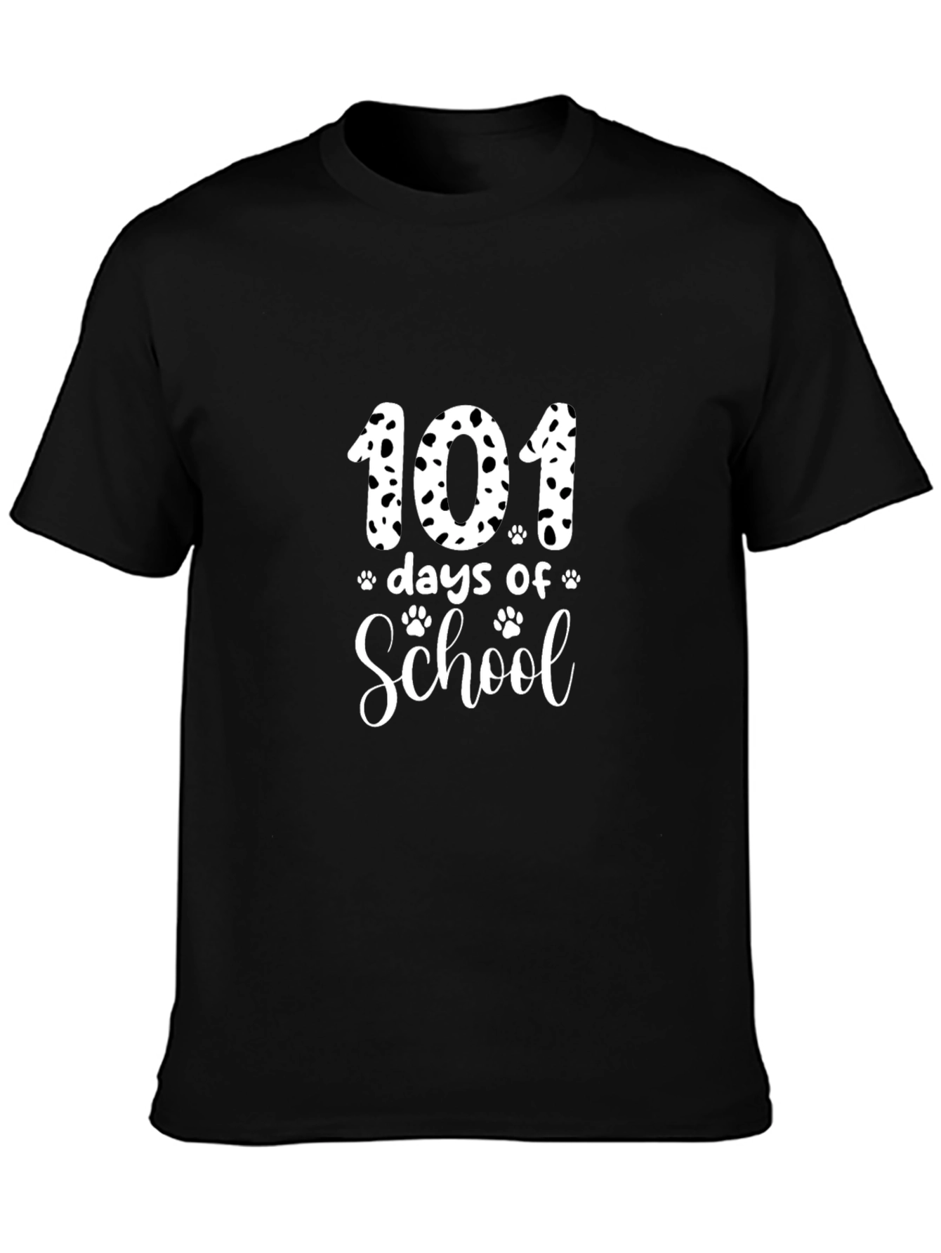 101 Days of School Dalmatian Print T-Shirt