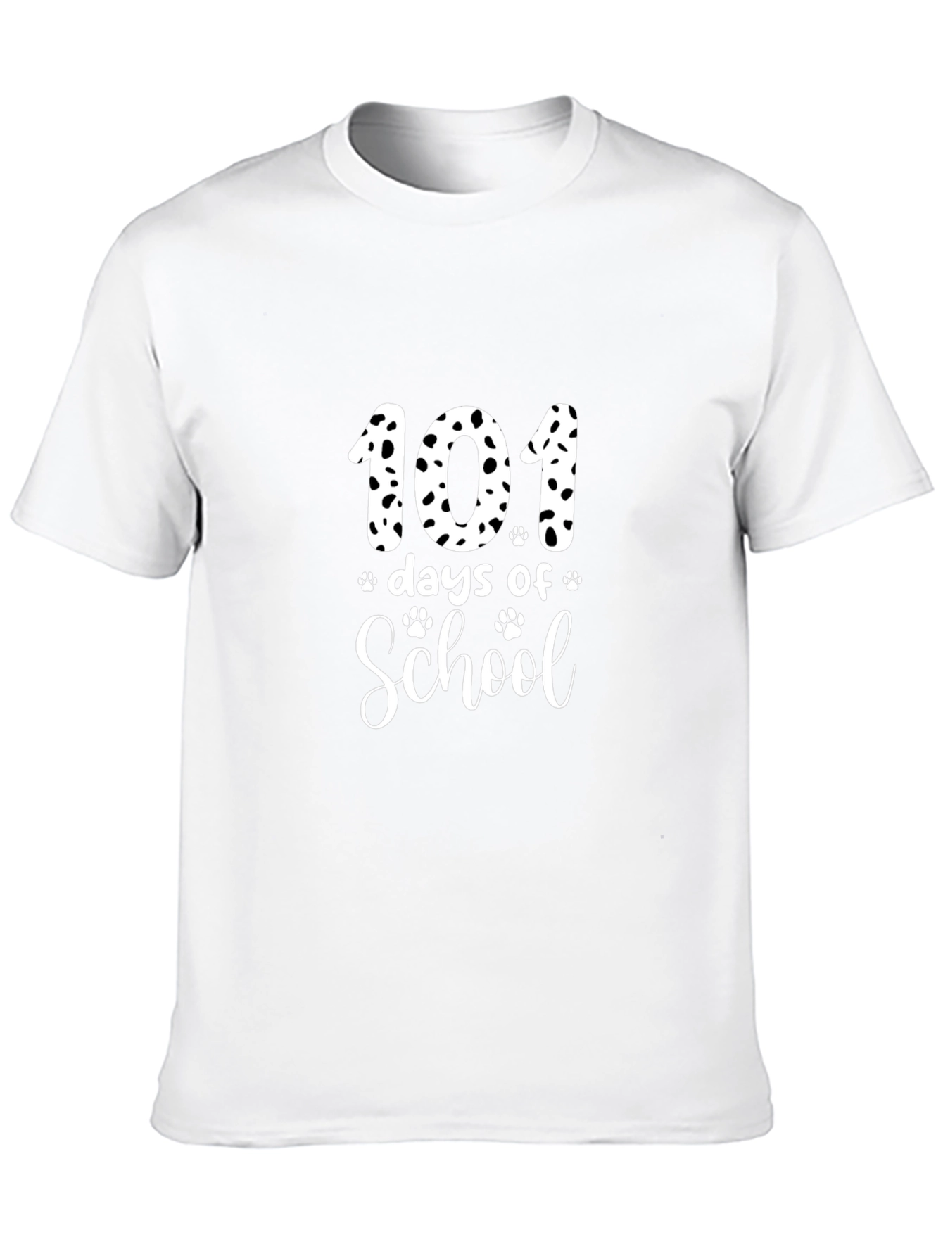 101 Days of School Dalmatian Print T-Shirt
