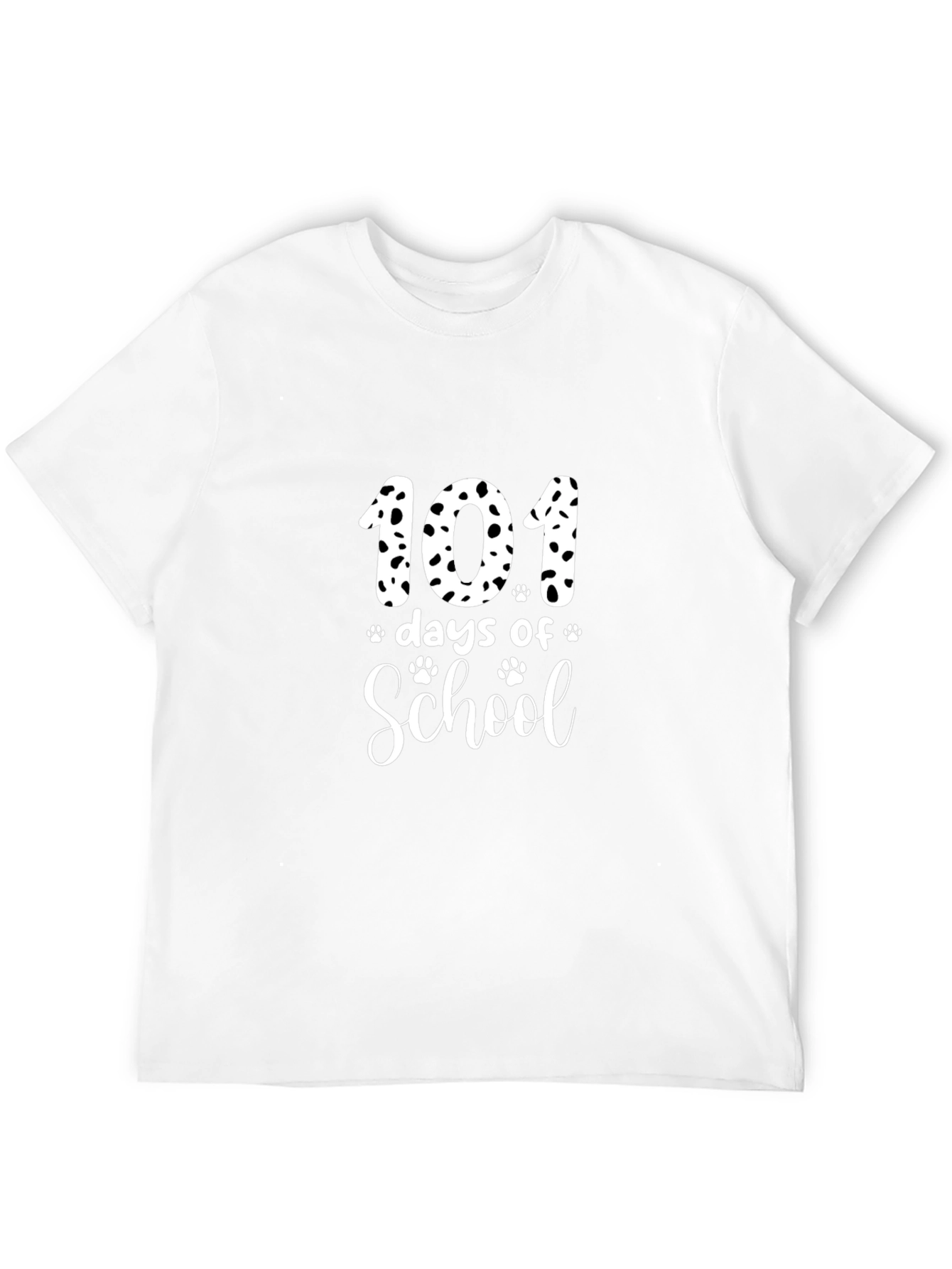 101 Days of School Dalmatian Print T-Shirt