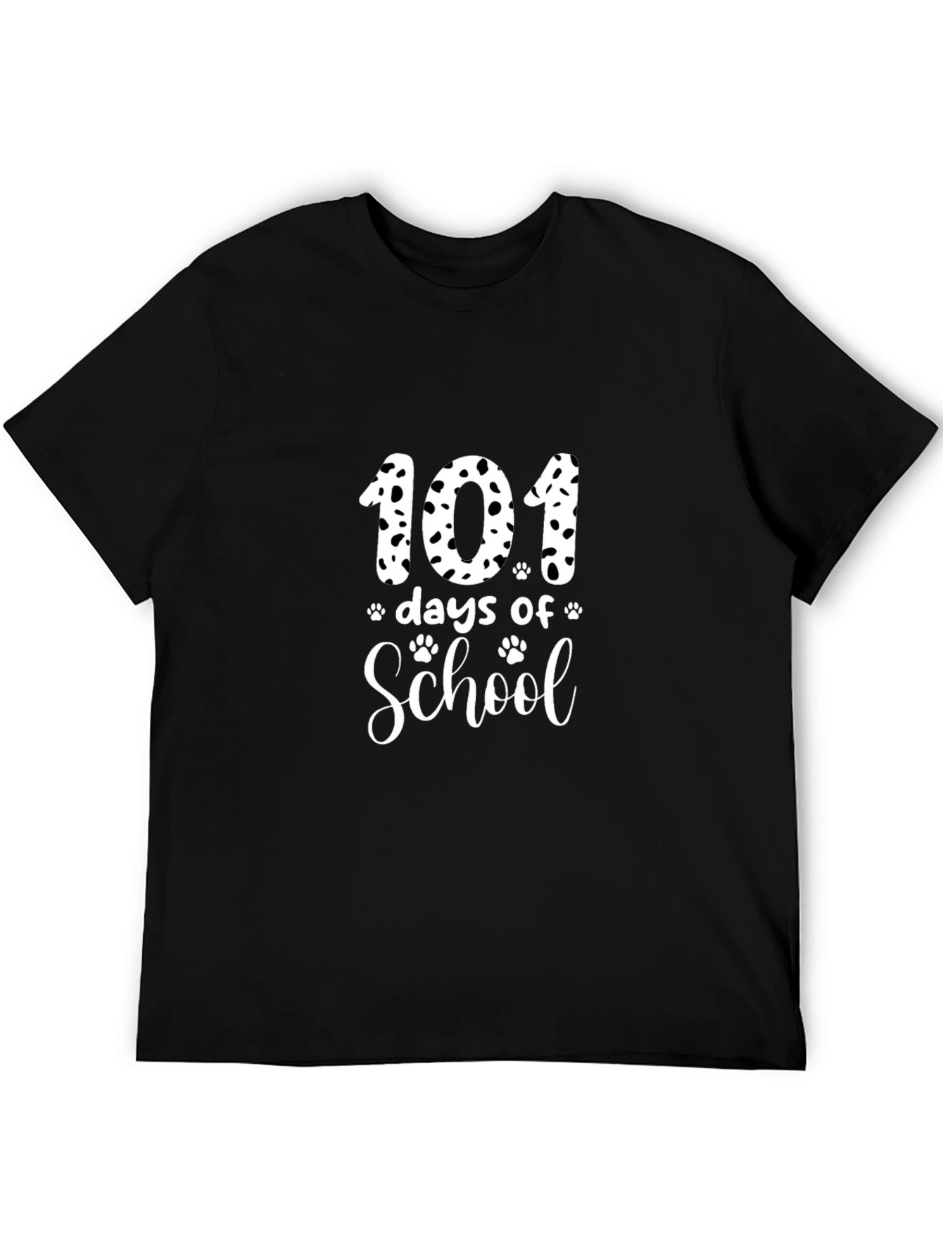 101 Days of School Dalmatian Print T-Shirt