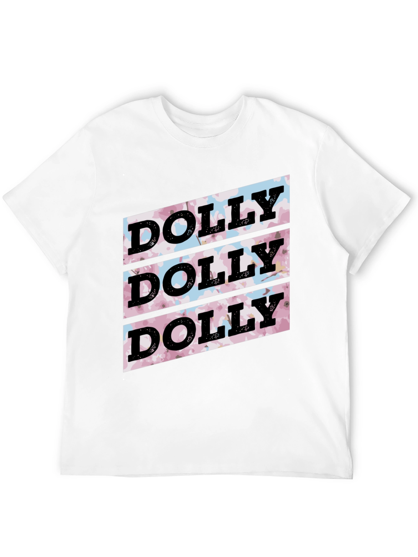 Dolly Pattern Black T-Shirt