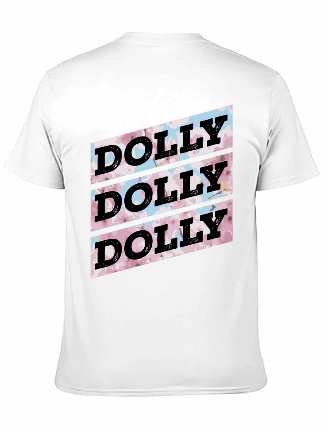 Dolly Pattern Black T-Shirt