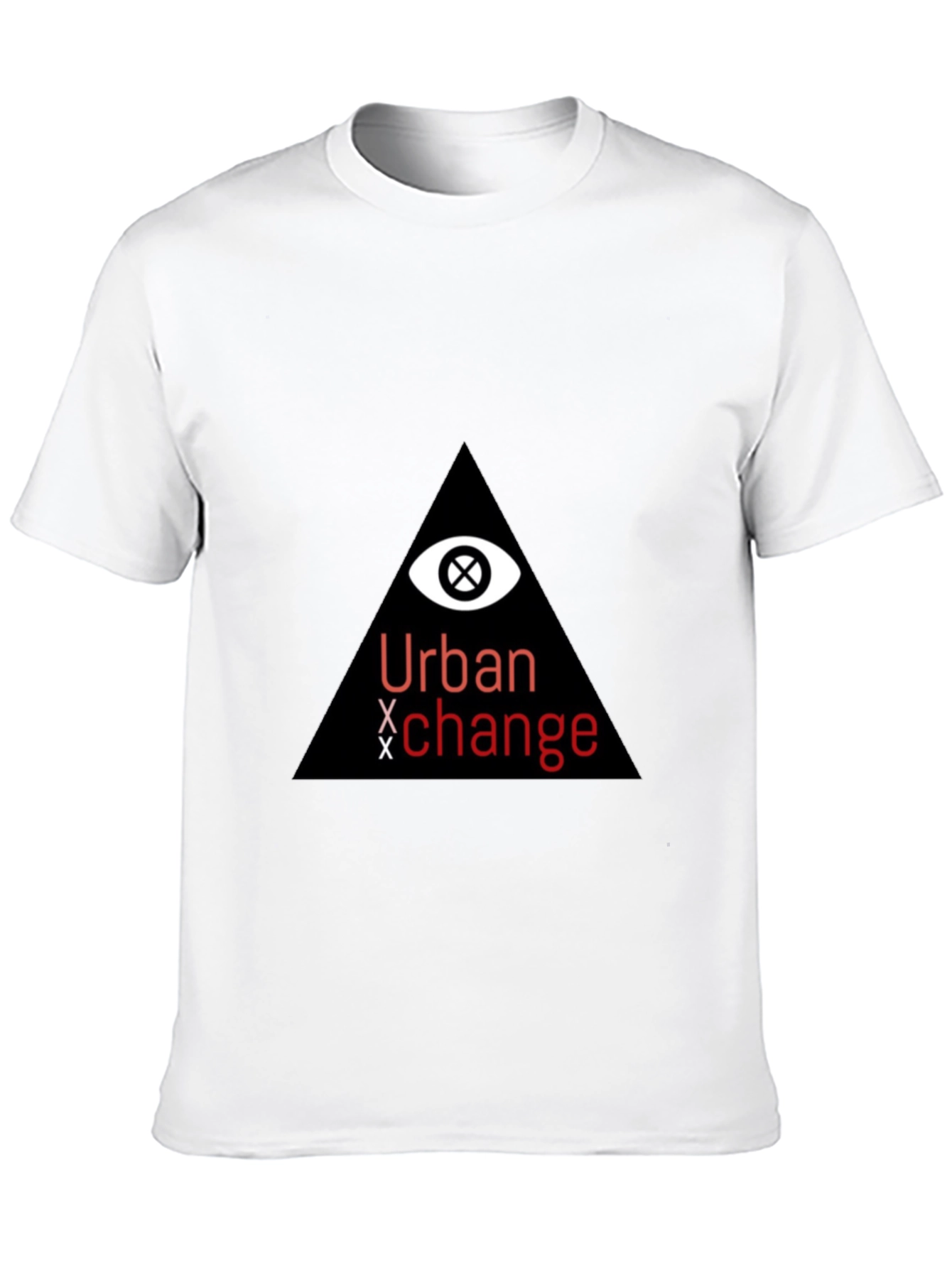 Urban Exchange Graphic Tee - Black Cotton Blend
