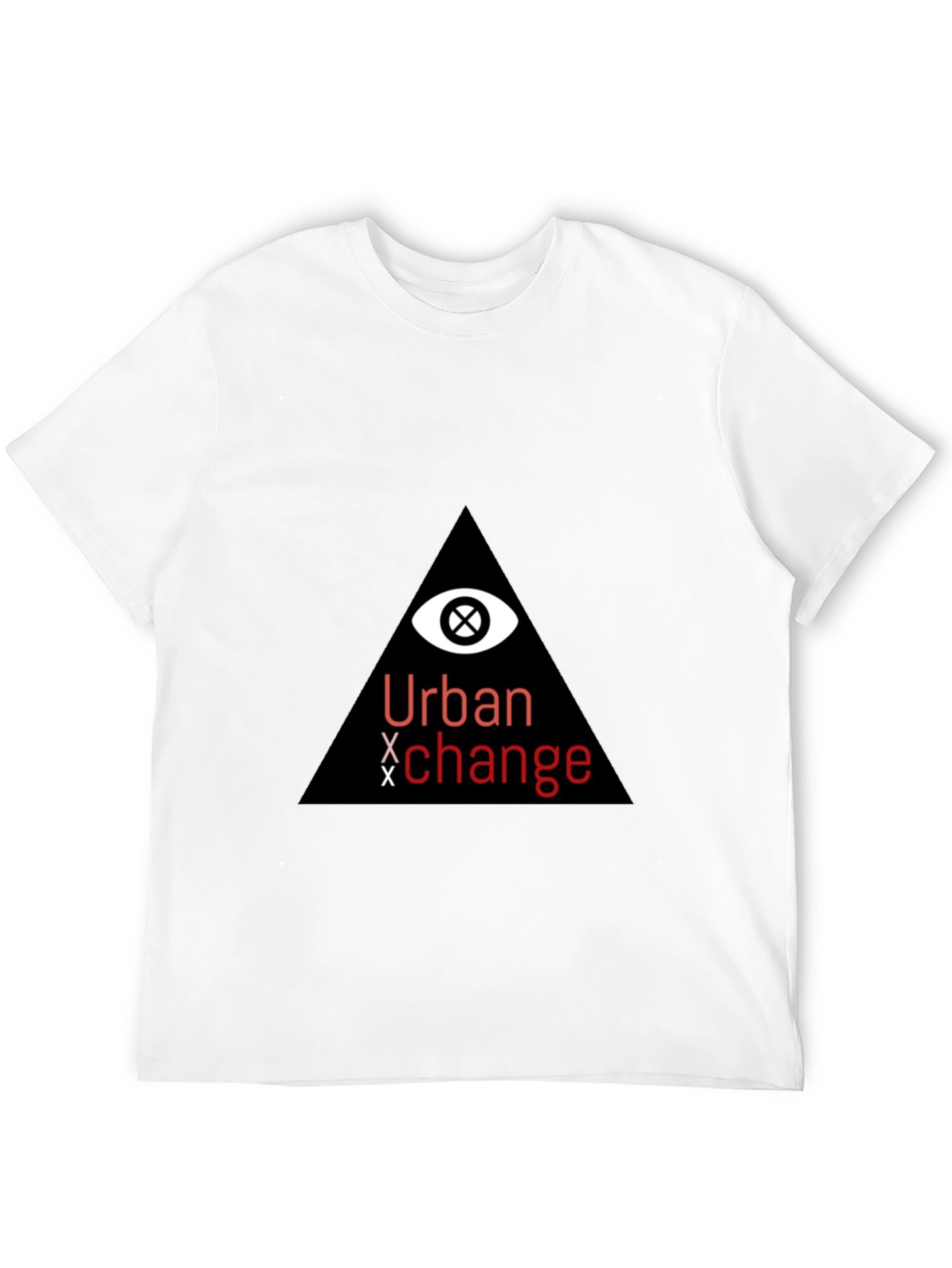 Urban Exchange Graphic Tee - Black Cotton Blend