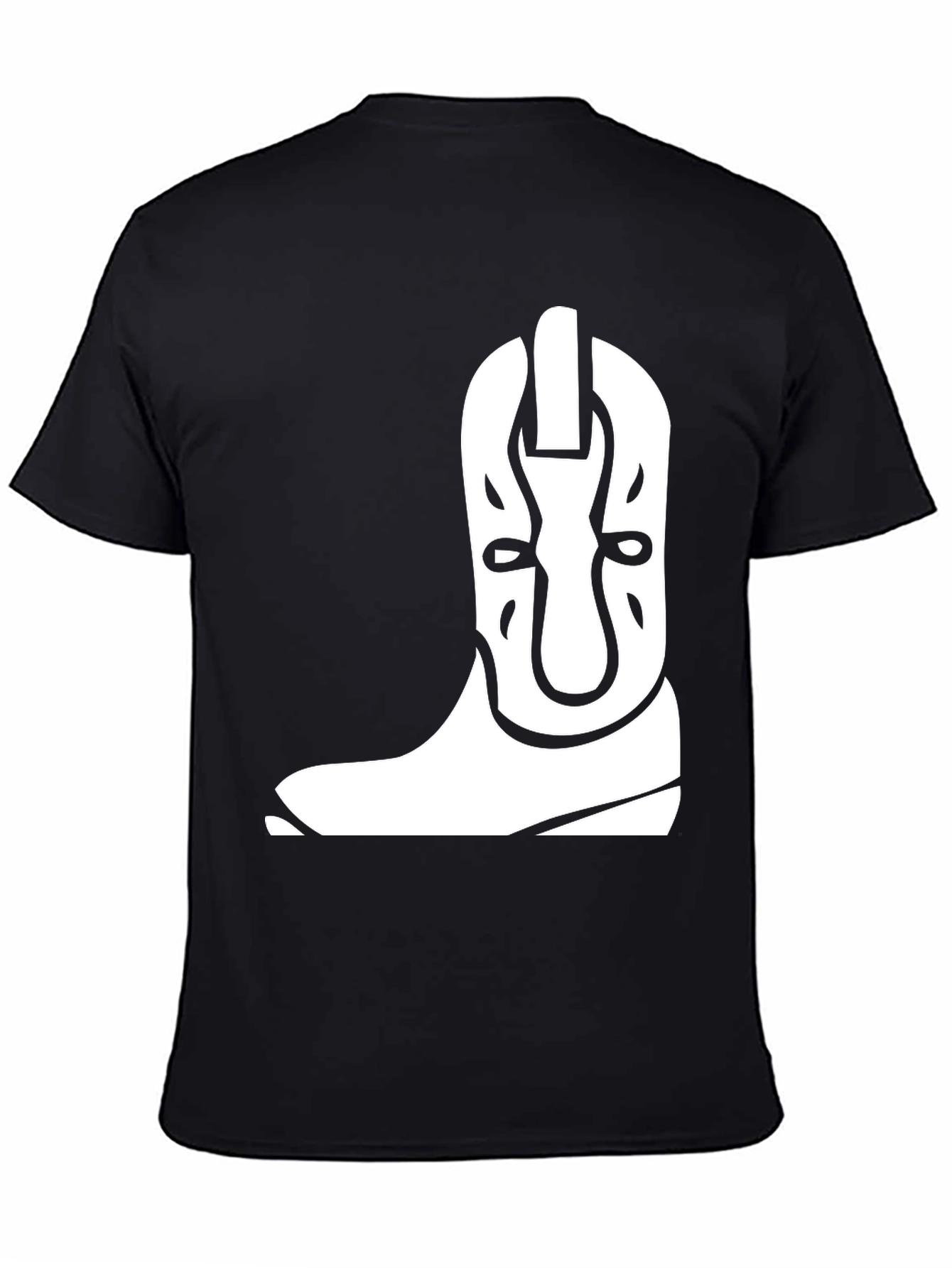 Cowboy Boot Graphic Tee - Stylish Western Design T-Shirt