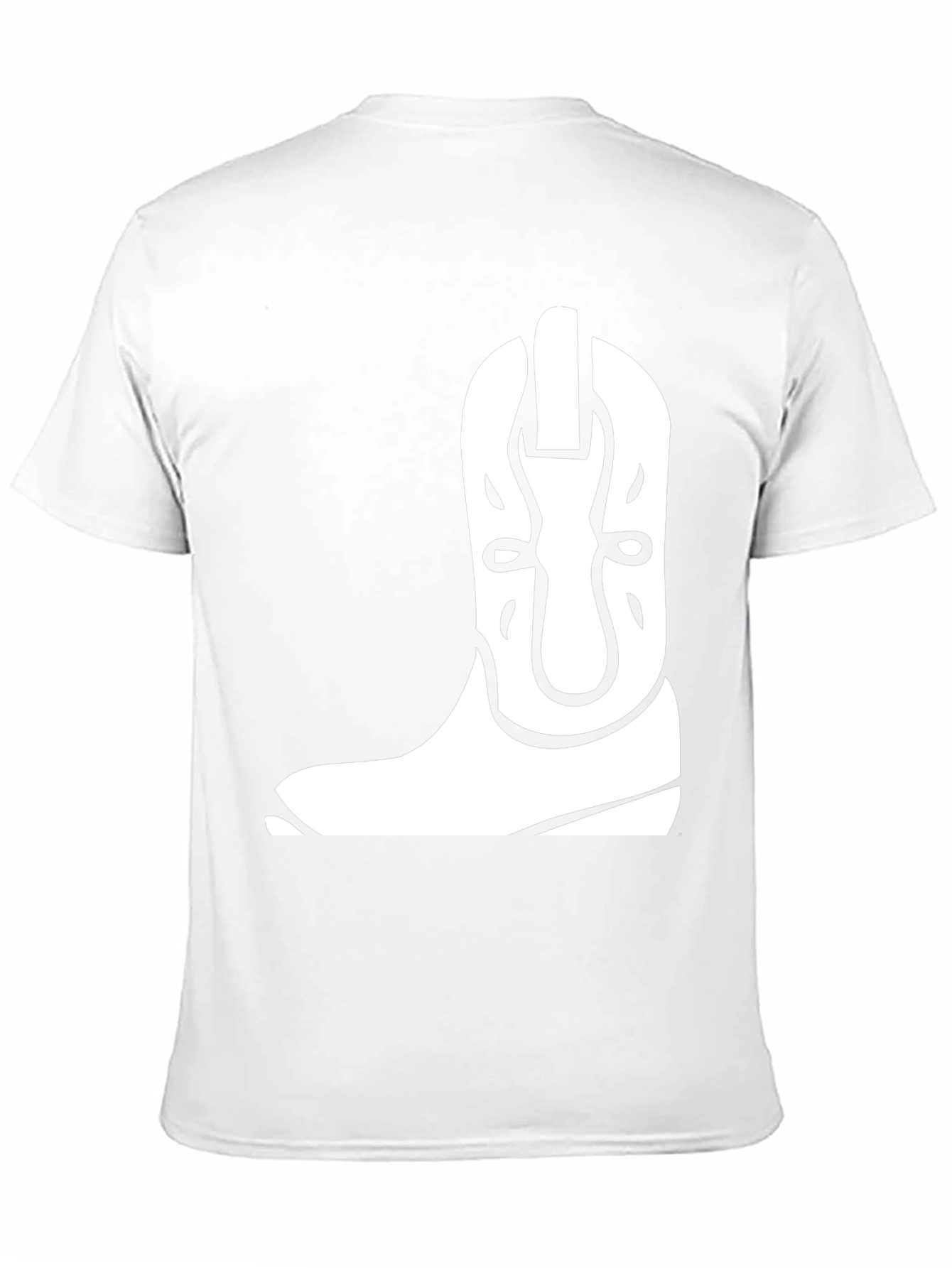 Cowboy Boot Graphic Tee - Stylish Western Design T-Shirt