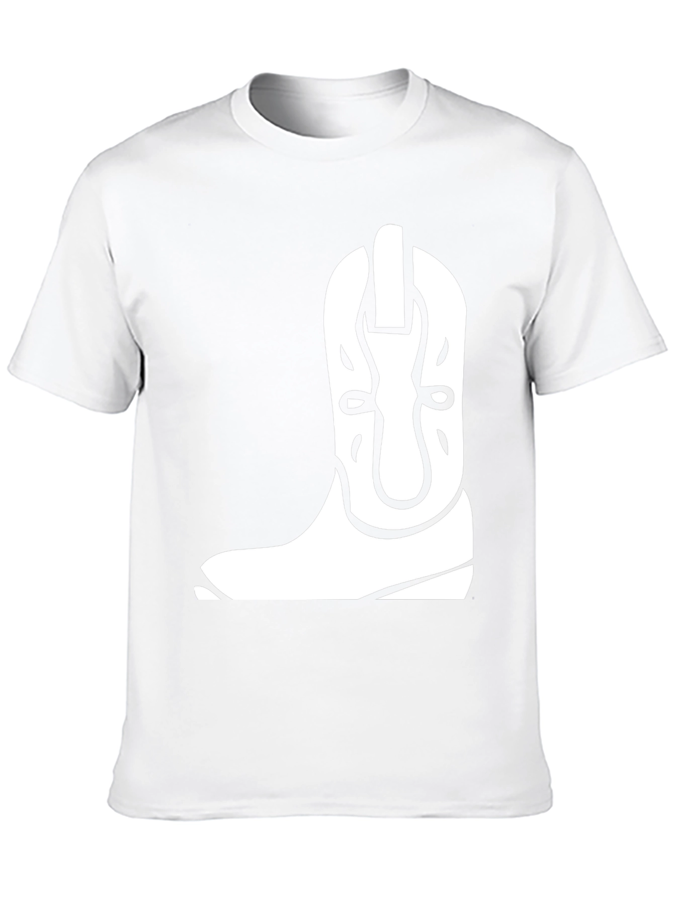 Cowboy Boot Graphic Tee - Stylish Western Design T-Shirt