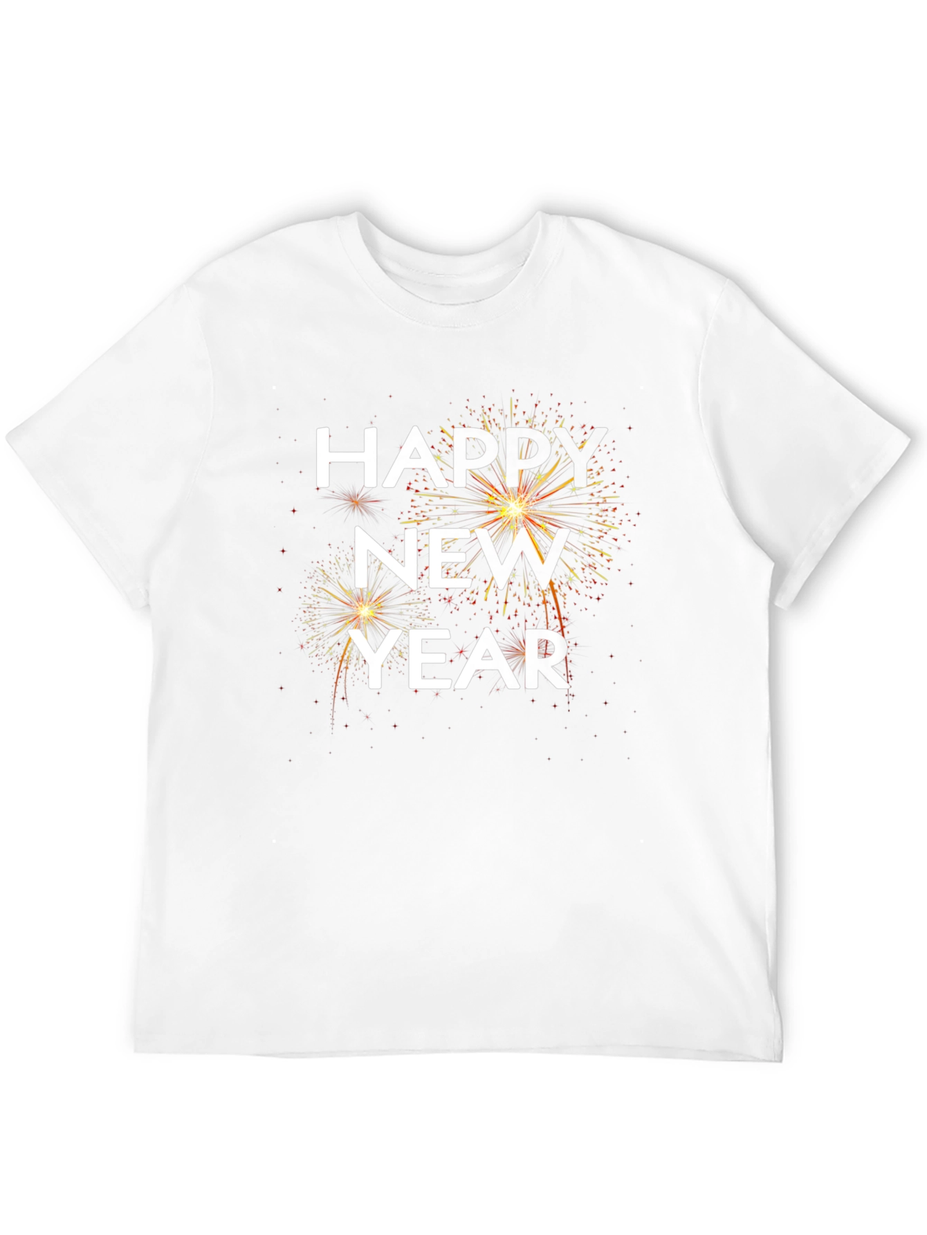 Happy New Year Black Graphic Tee