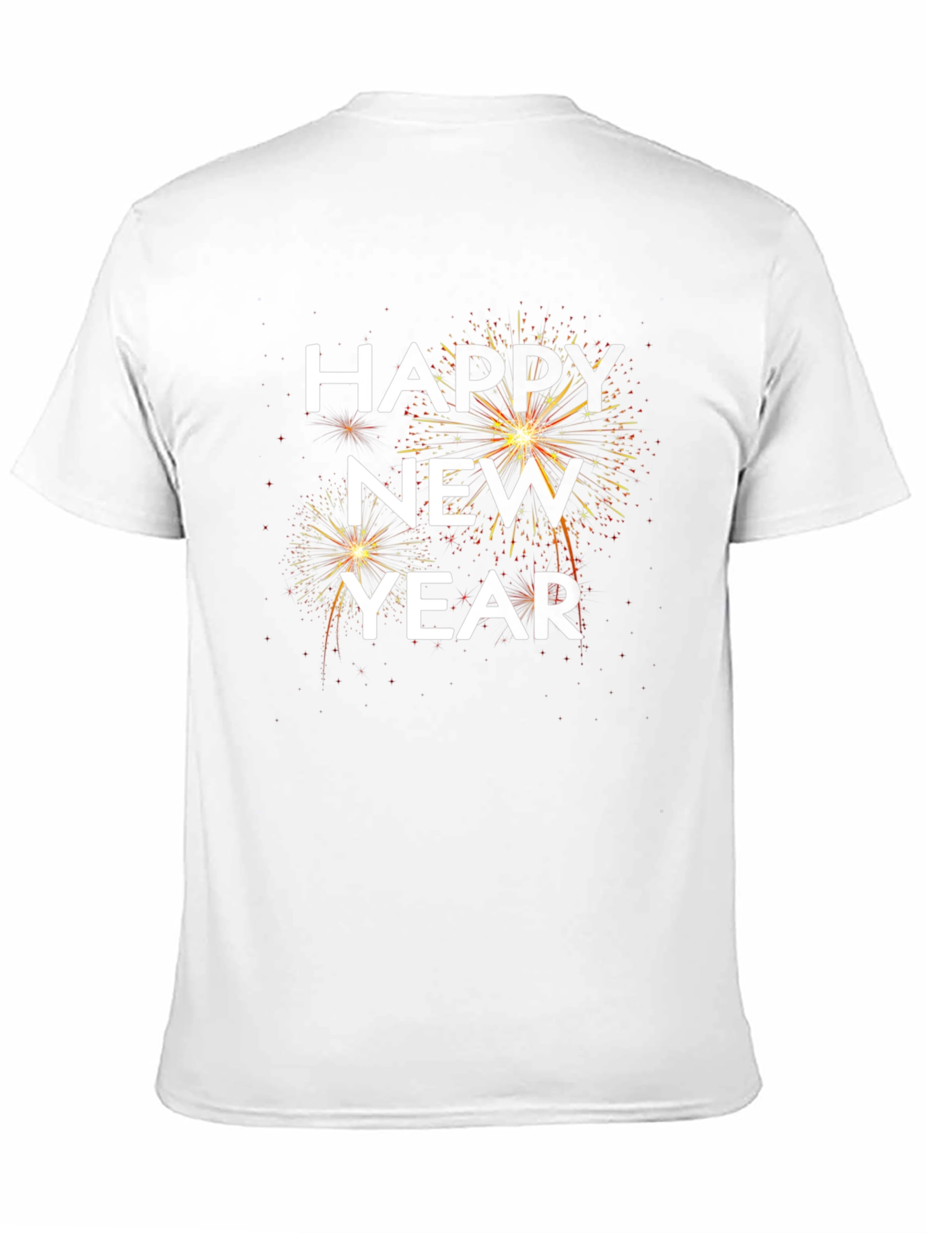 Happy New Year Black Graphic Tee