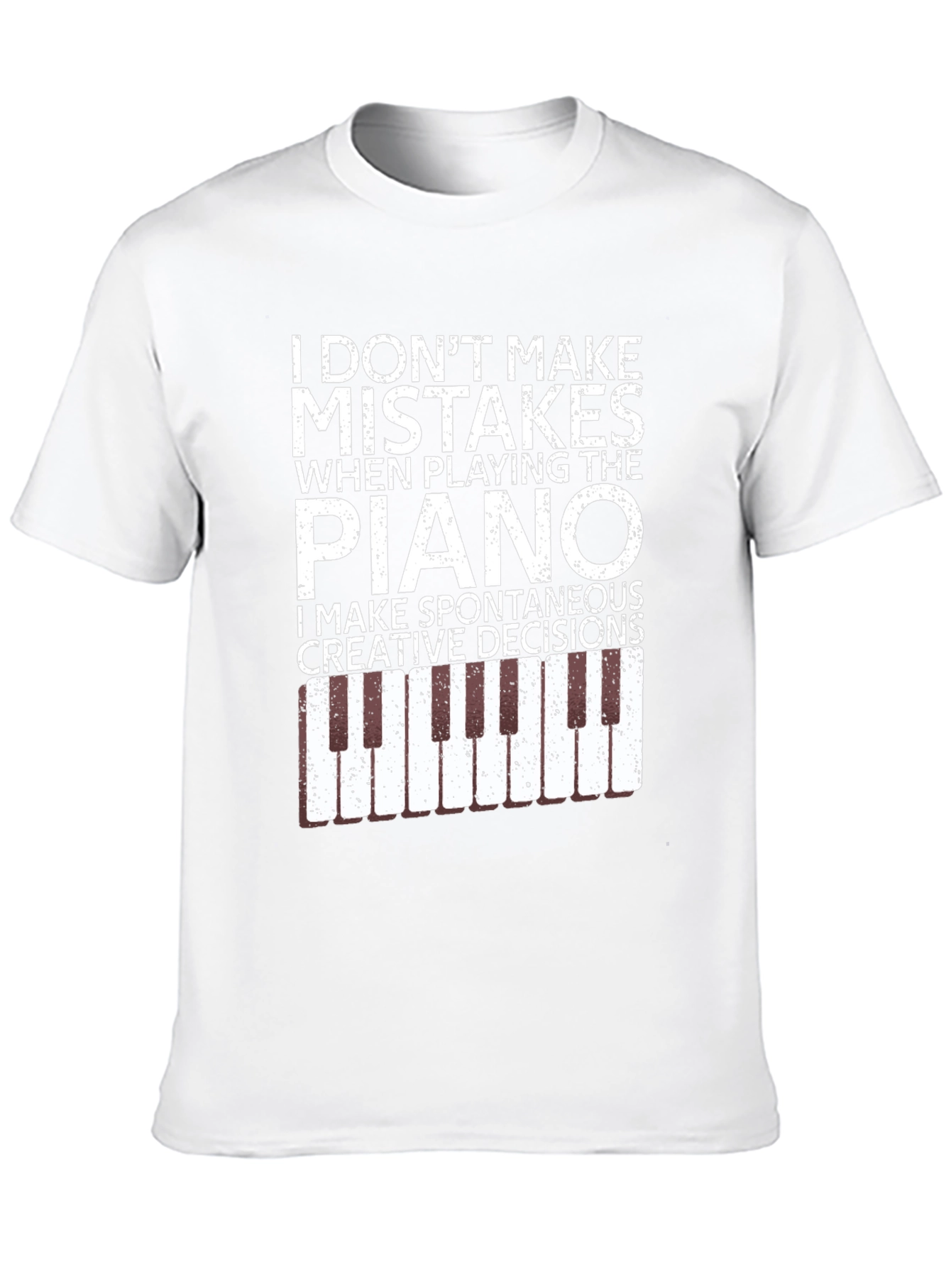 Piano Player T-Shirt - Spontaneous Creative Decisions