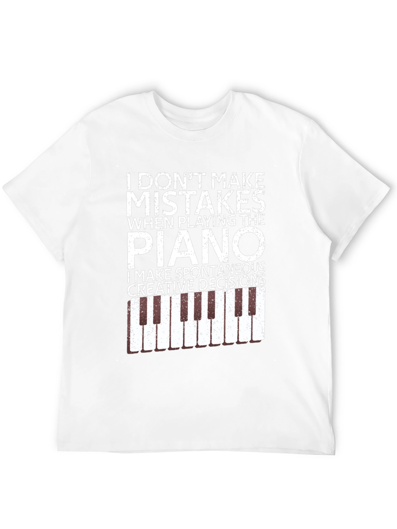 Piano Player T-Shirt - Spontaneous Creative Decisions