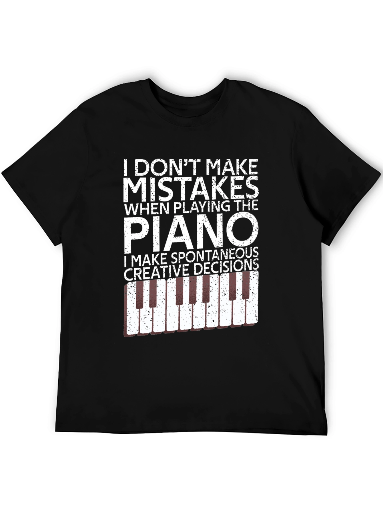 Piano Player T-Shirt - Spontaneous Creative Decisions