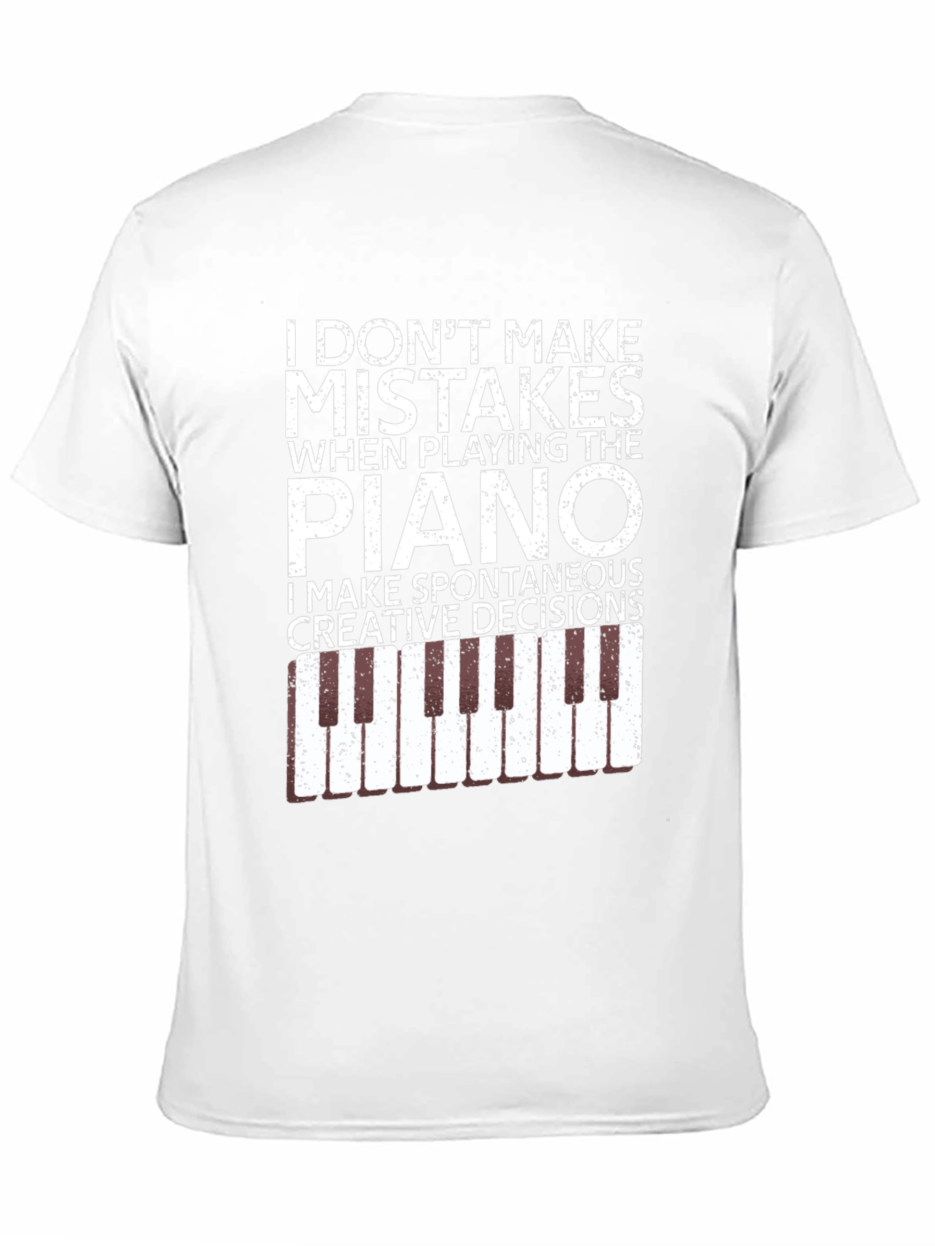 Piano Player T-Shirt - Spontaneous Creative Decisions