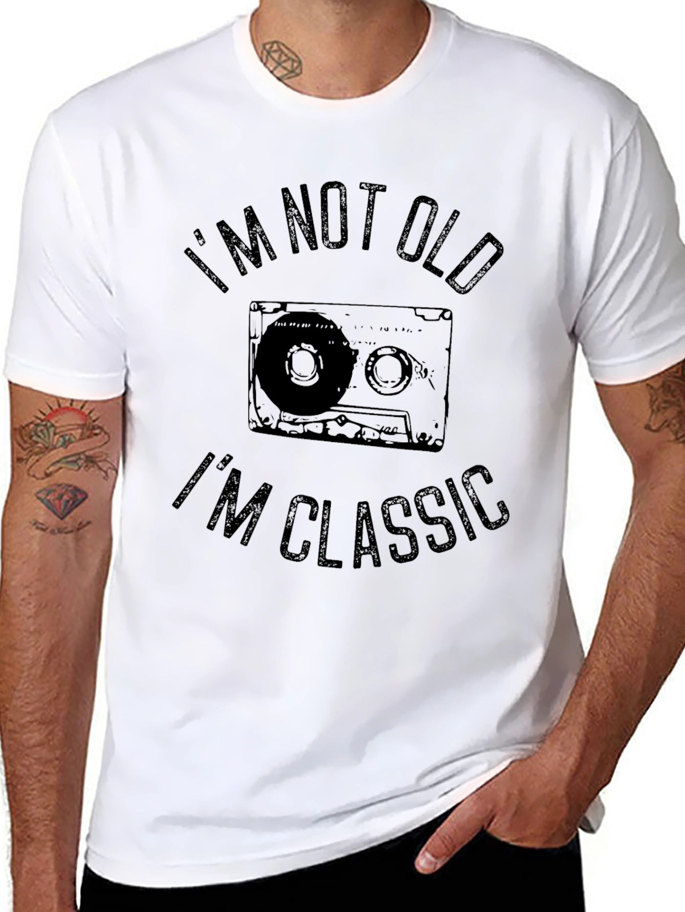 Im Not Old Im Classic Mens Black T-Shirt