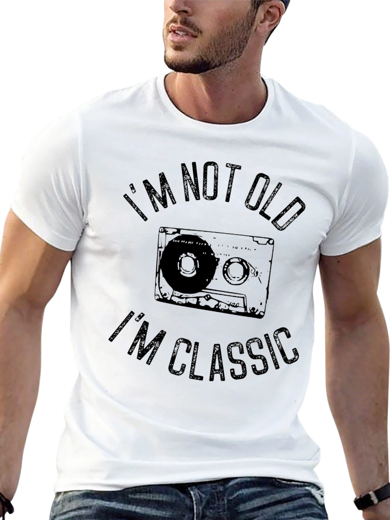 Im Not Old Im Classic Mens Black T-Shirt