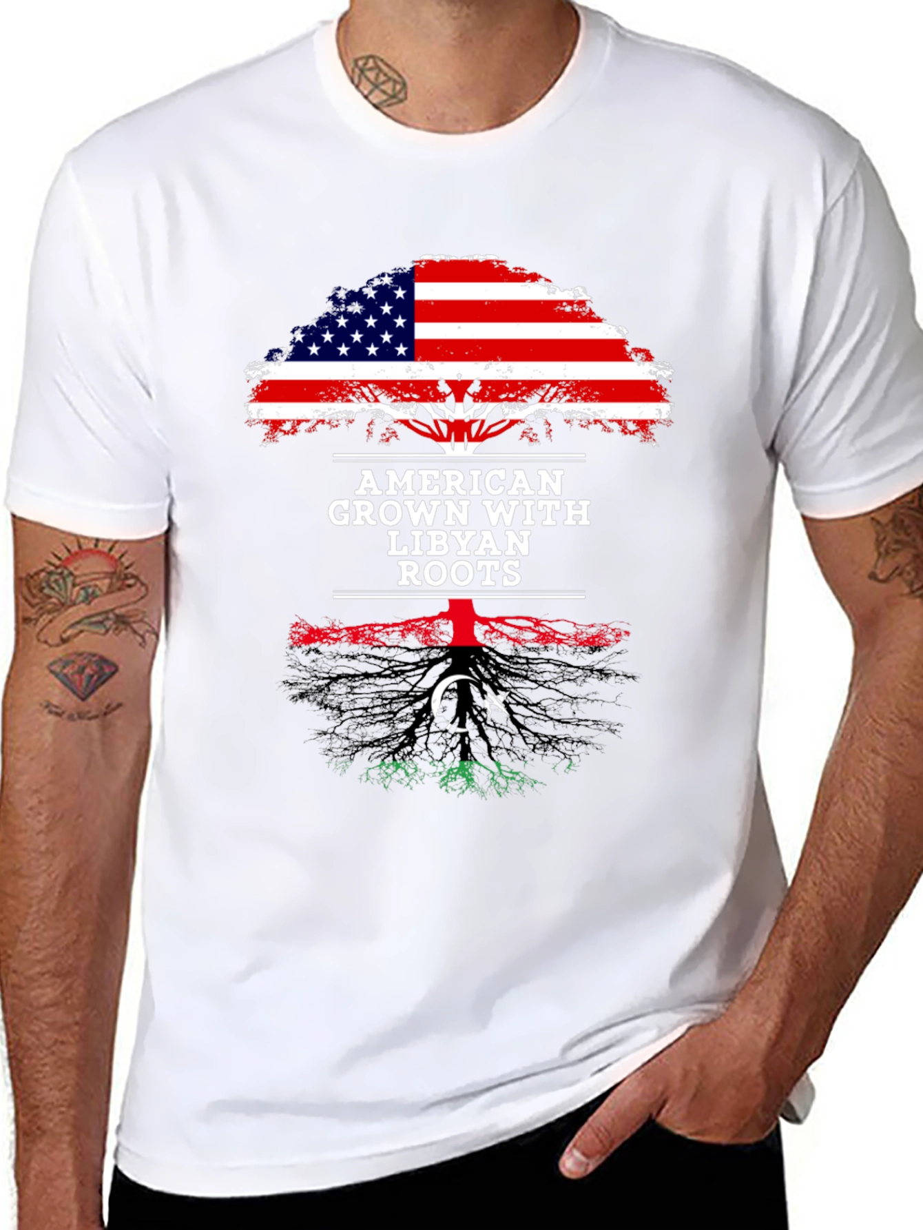 American Grown with Libyan Roots T-Shirt