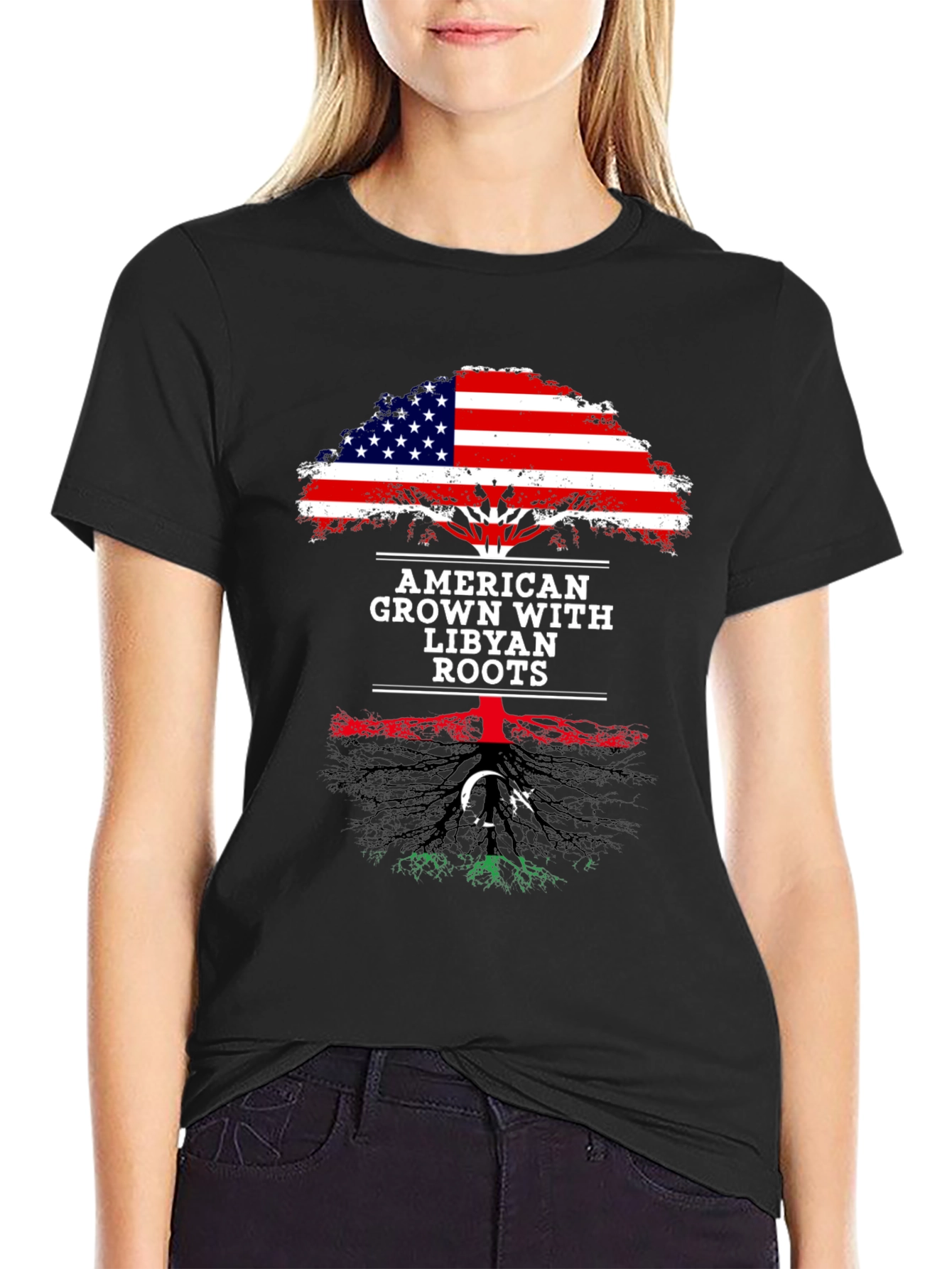 American Grown with Libyan Roots T-Shirt