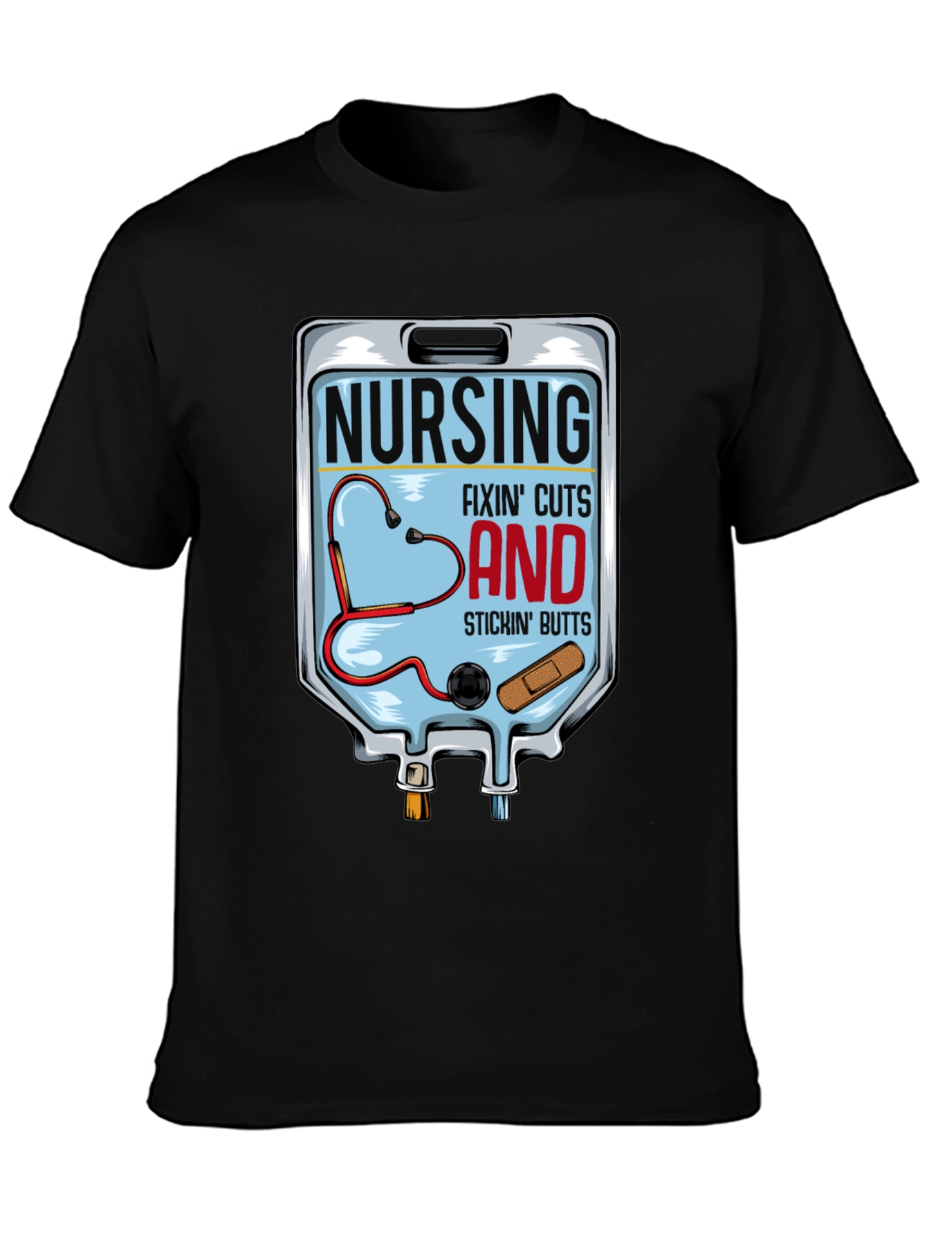 Nursing Fixin Cuts and Stickin Butts T-Shirt