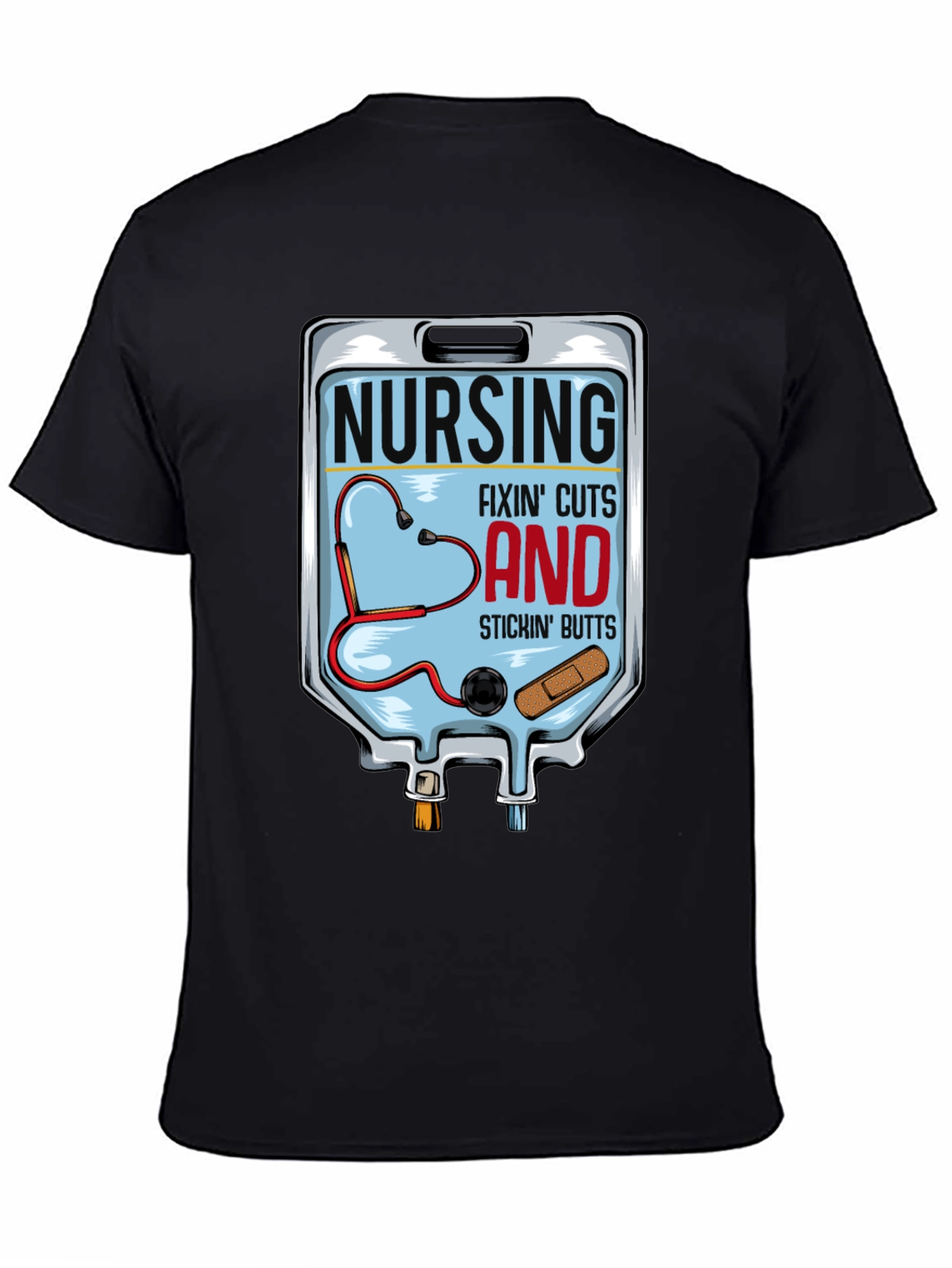 Nursing Fixin Cuts and Stickin Butts T-Shirt