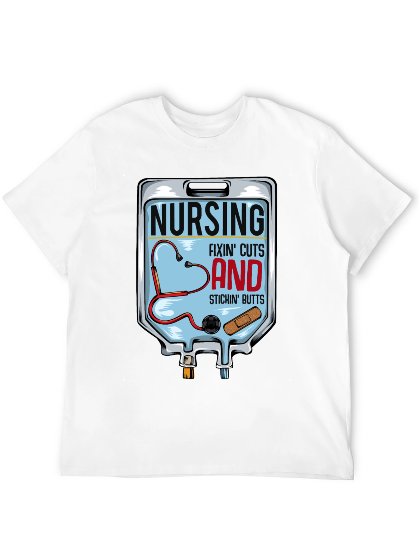 Nursing Fixin Cuts and Stickin Butts T-Shirt