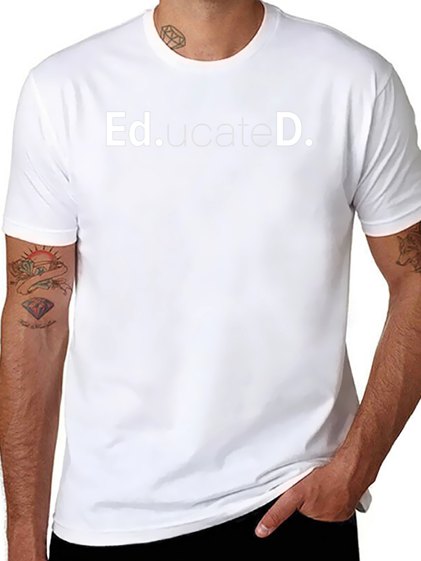 Educated Statement Black T-Shirt