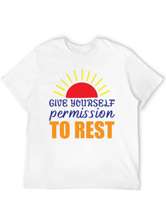 Give Yourself Permission to Rest Graphic Tee