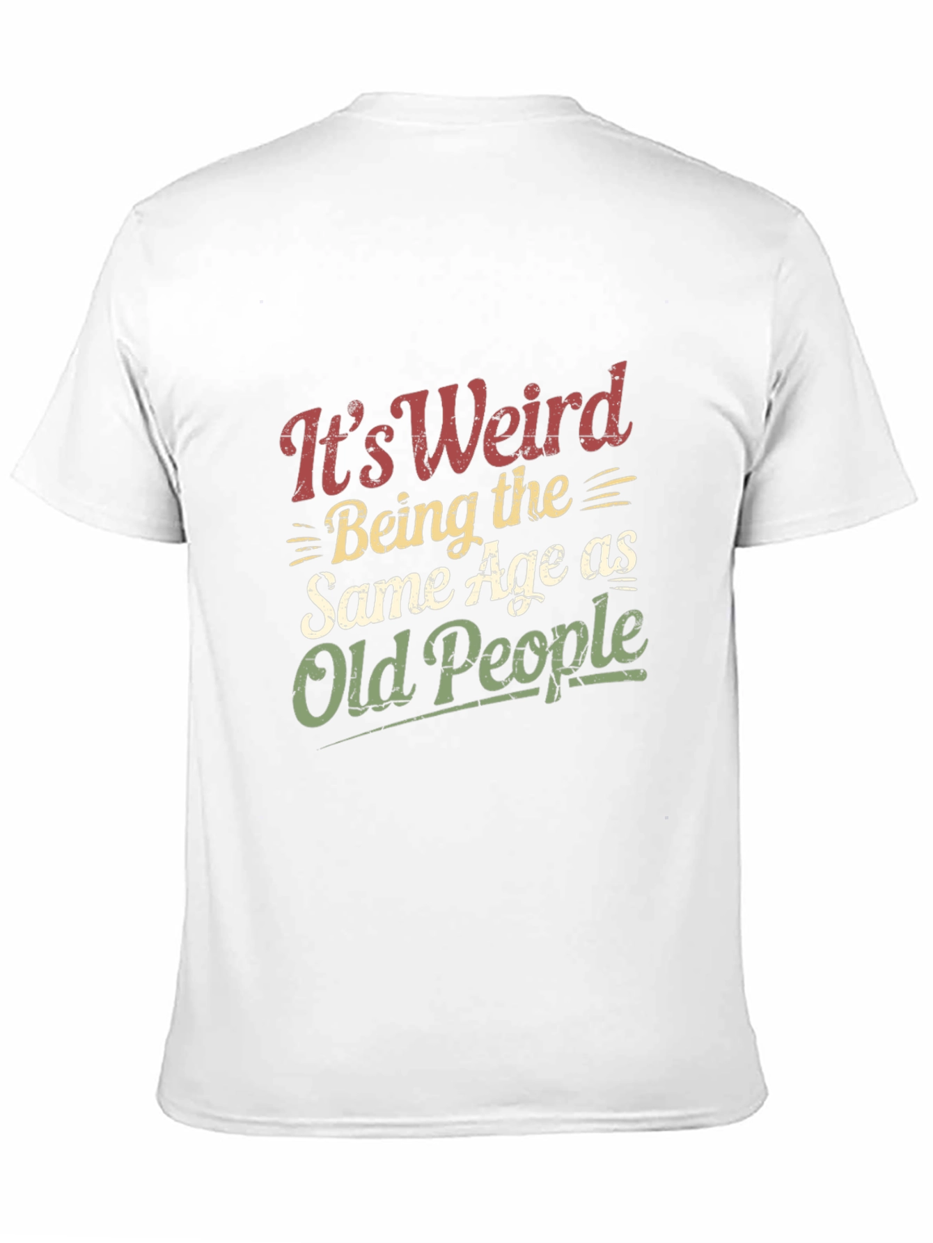 Funny Old People Age Black T-Shirt