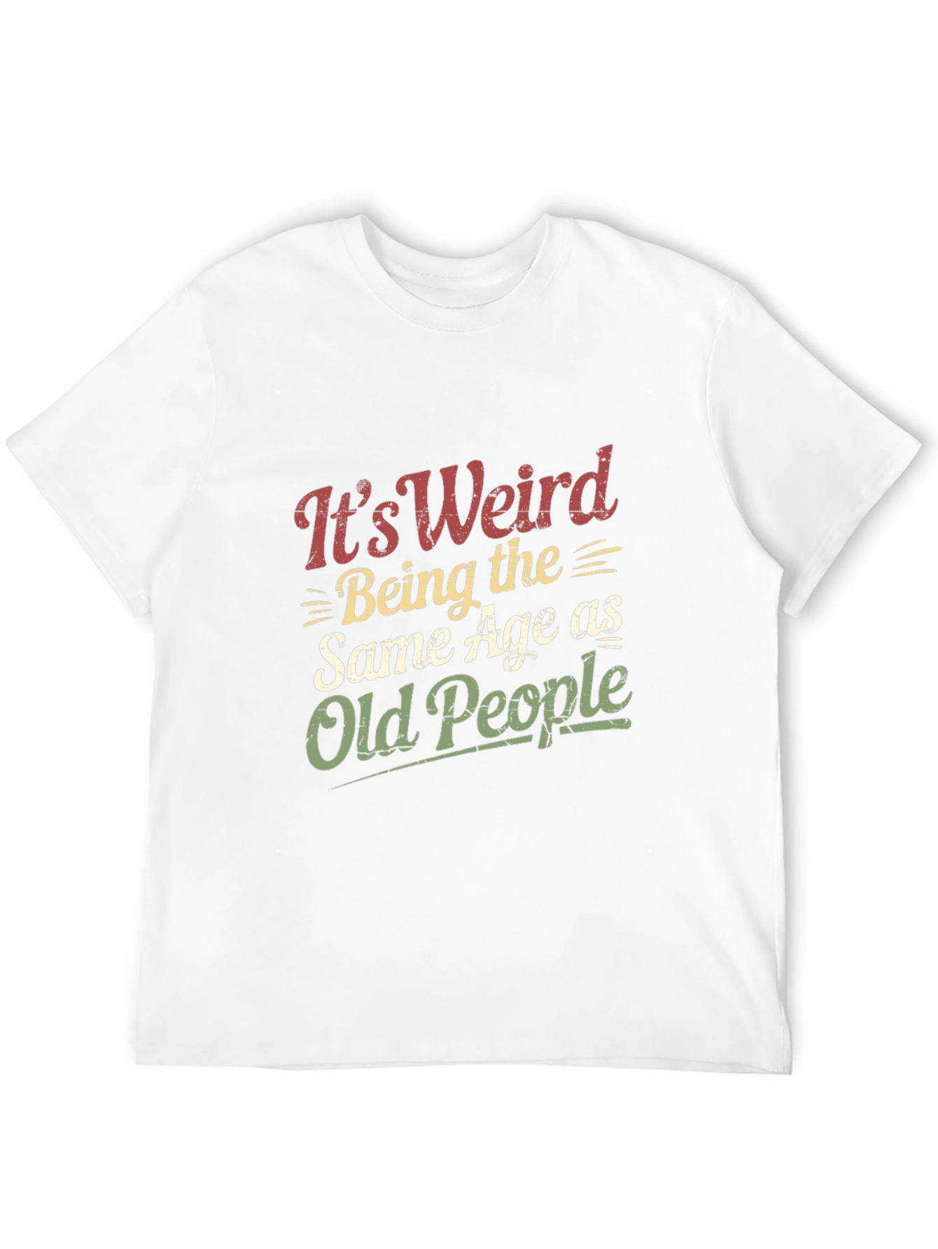 Funny Old People Age Black T-Shirt