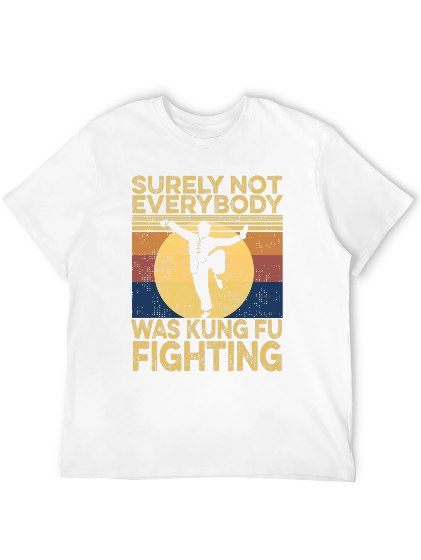Kung Fu Fighting Retro Graphic T-Shirt