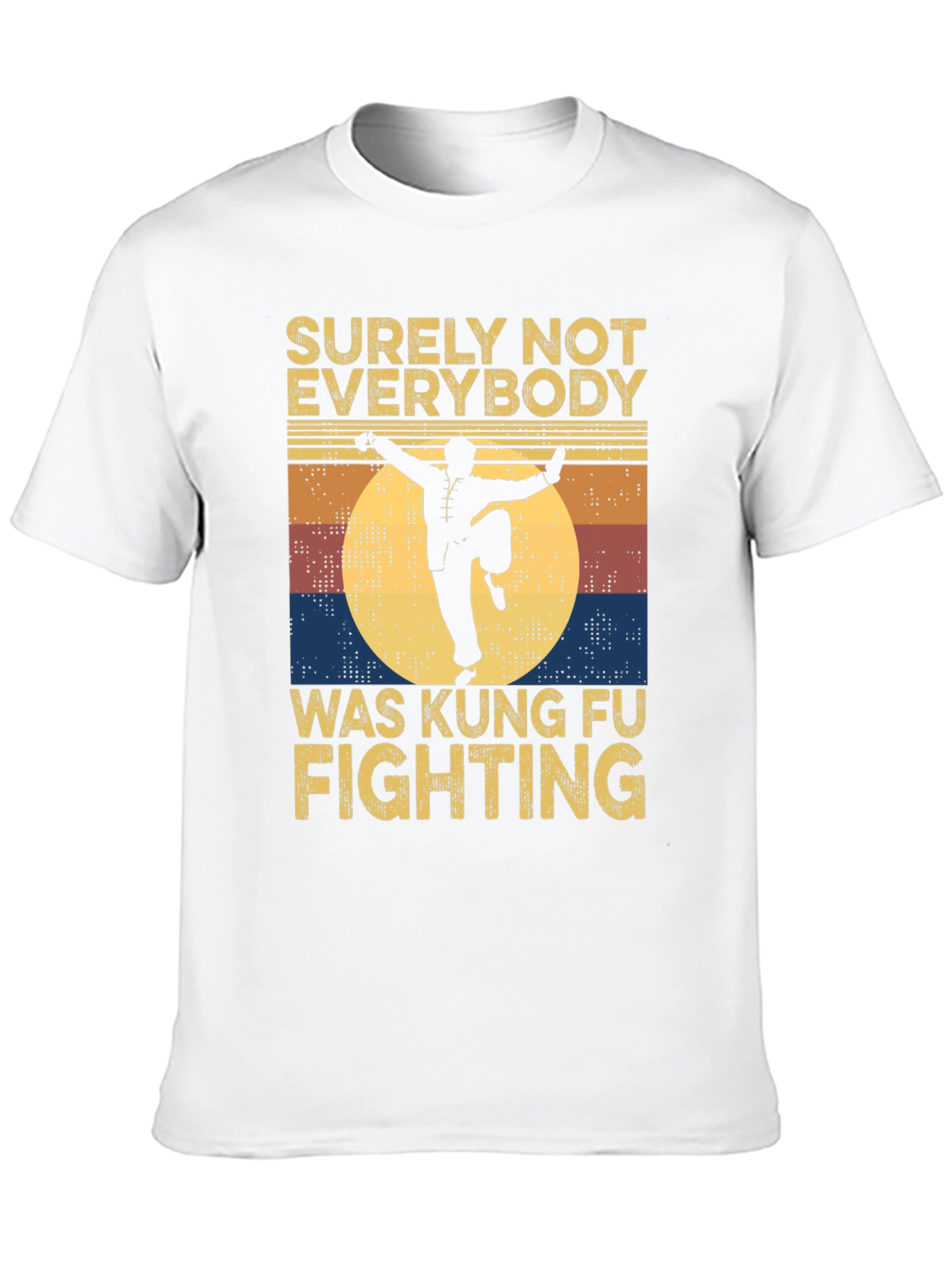 Kung Fu Fighting Retro Graphic T-Shirt