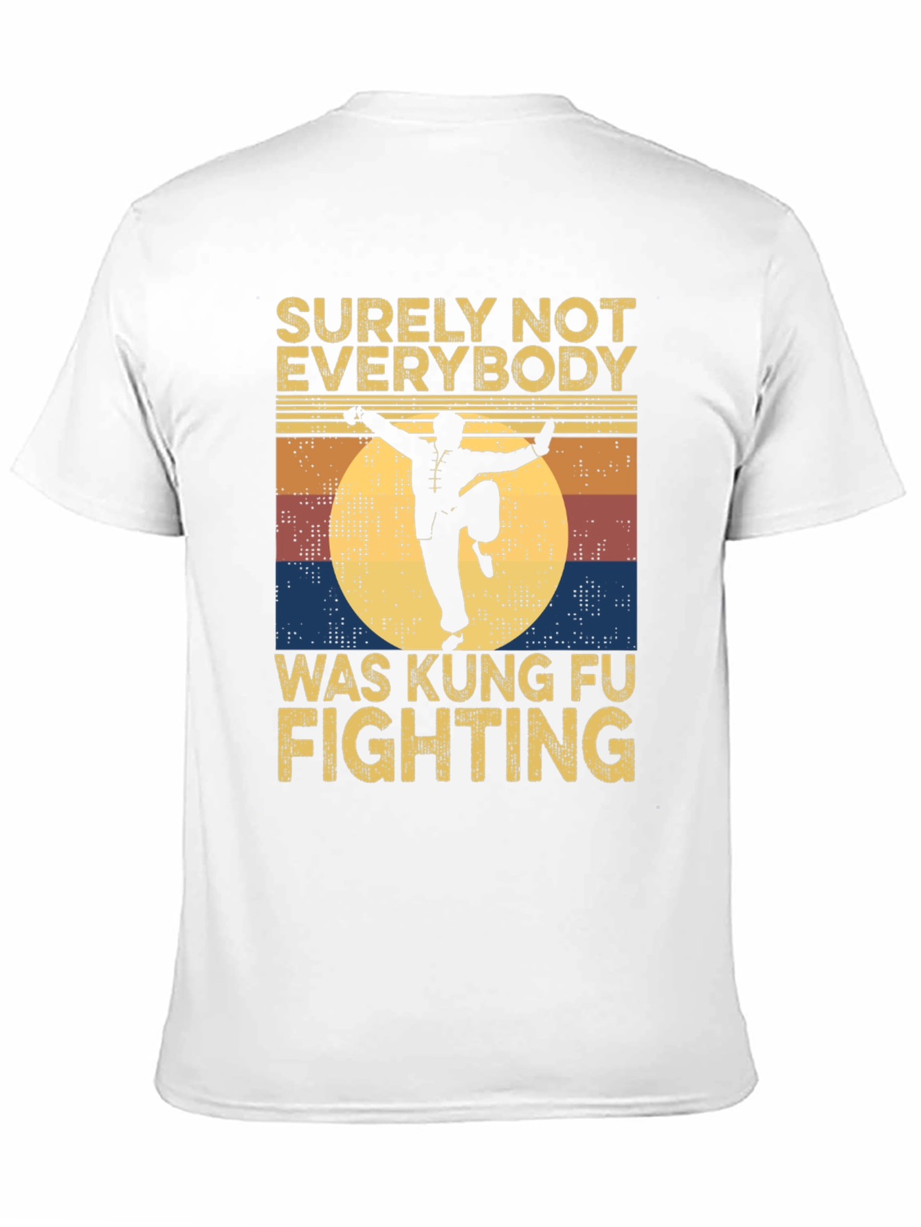 Kung Fu Fighting Retro Graphic T-Shirt