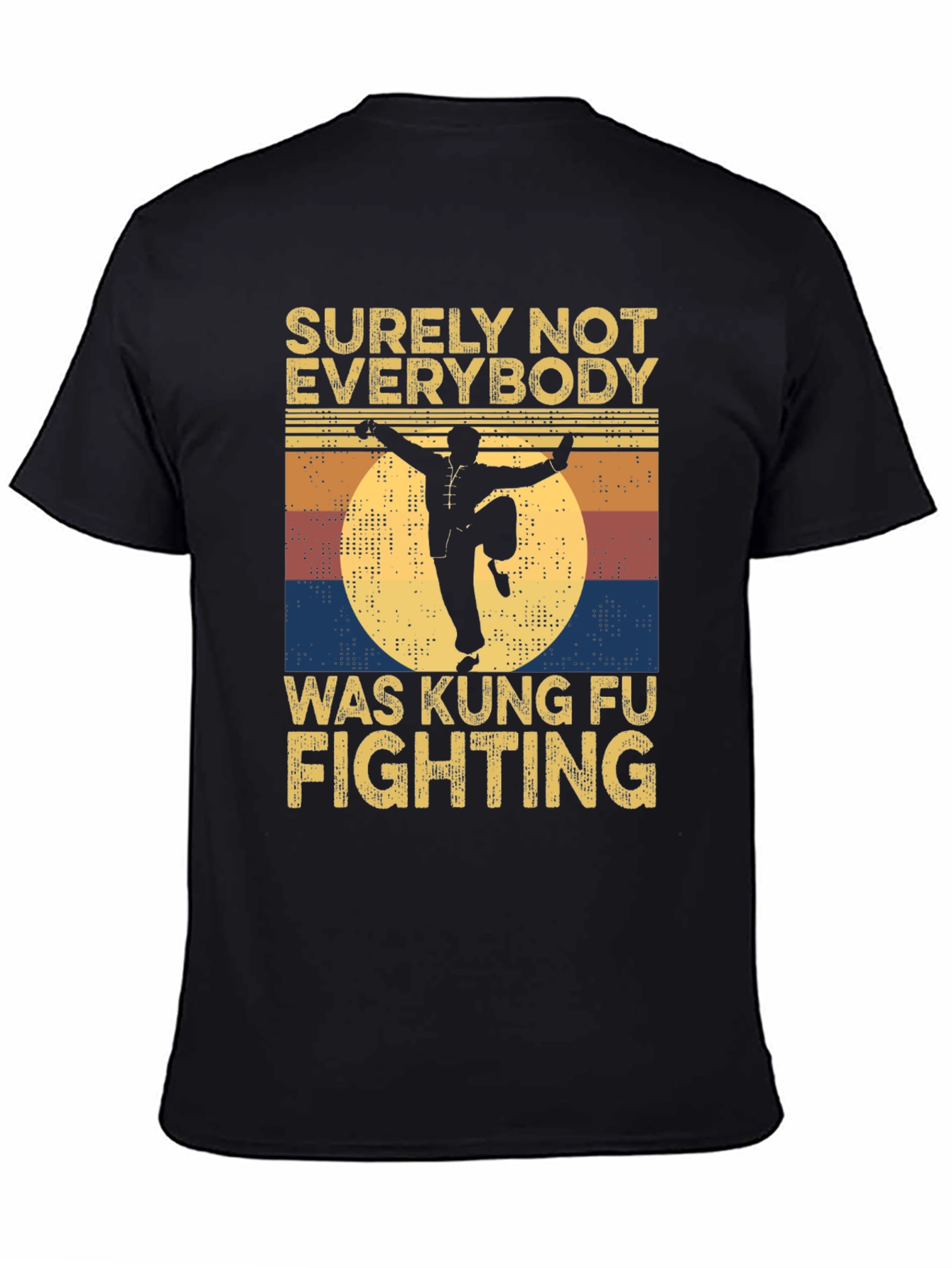 Kung Fu Fighting Retro Graphic T-Shirt