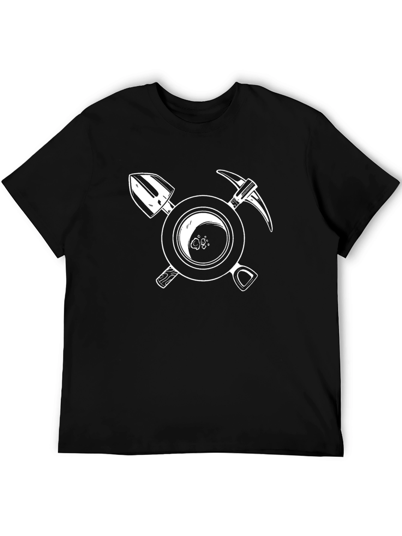 Miners Crest Graphic Tee - Black