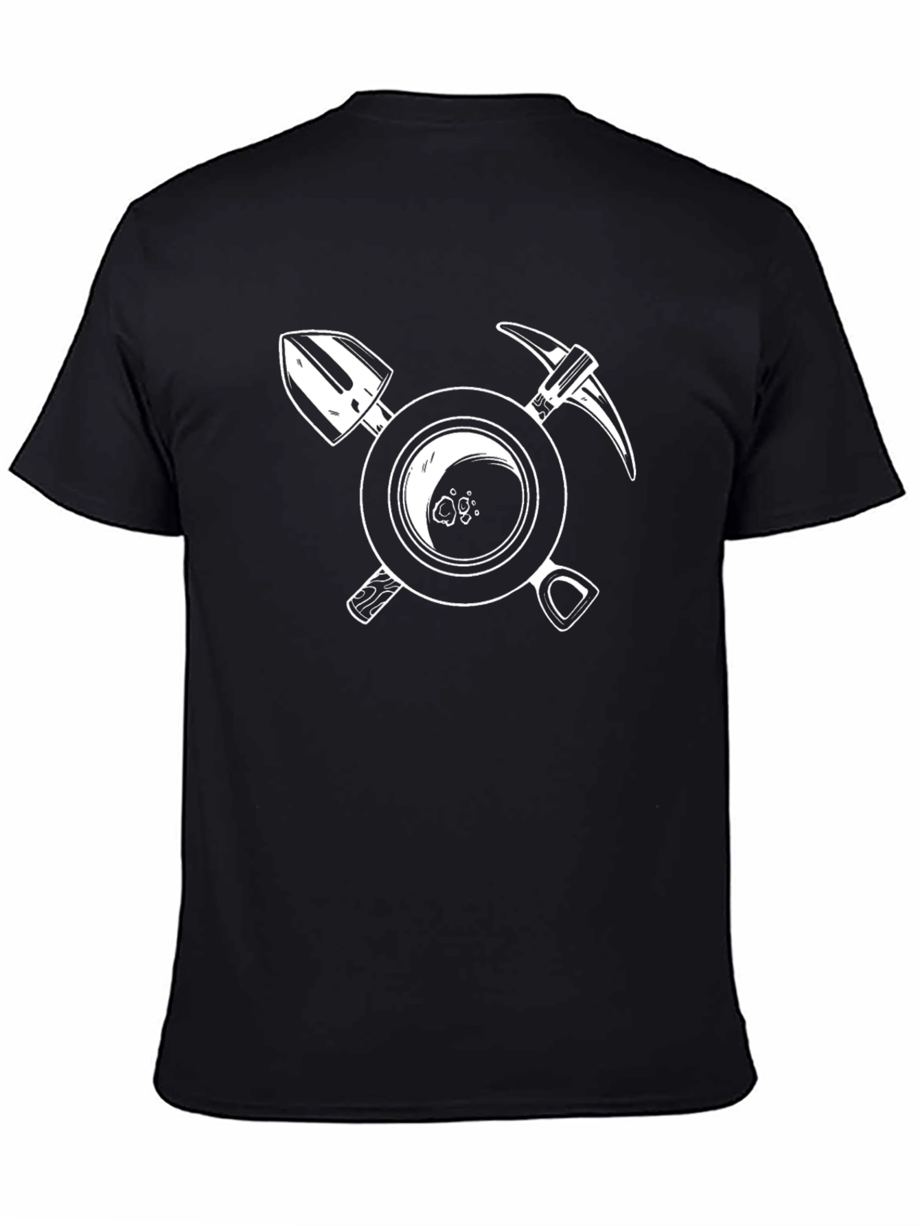 Miners Crest Graphic Tee - Black