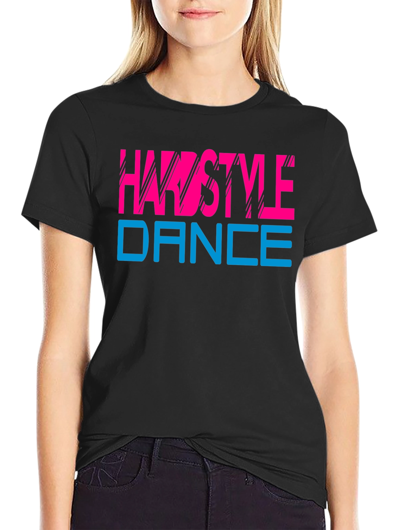 Hairstyle Dance T-Shirt - Black Graphic Tee