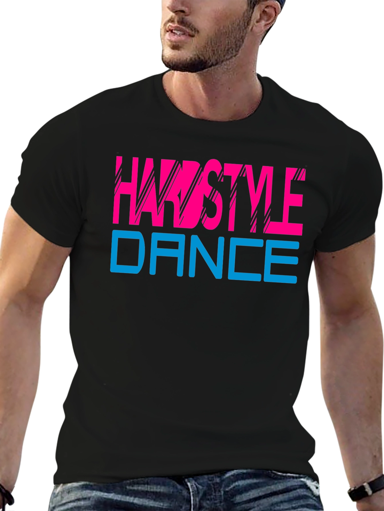 Hairstyle Dance T-Shirt - Black Graphic Tee