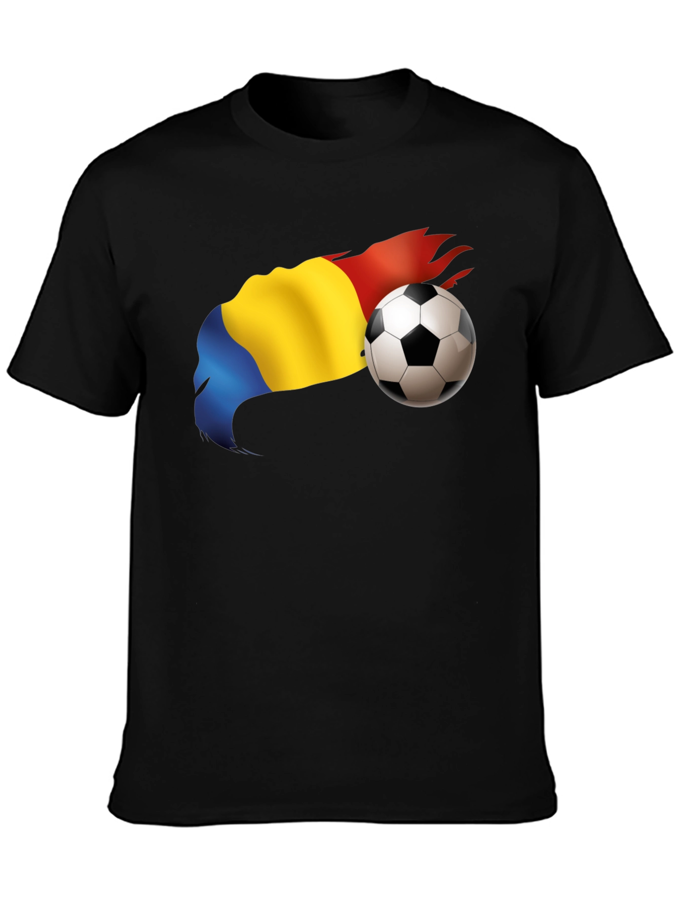 Romania Flag Soccer T-Shirt