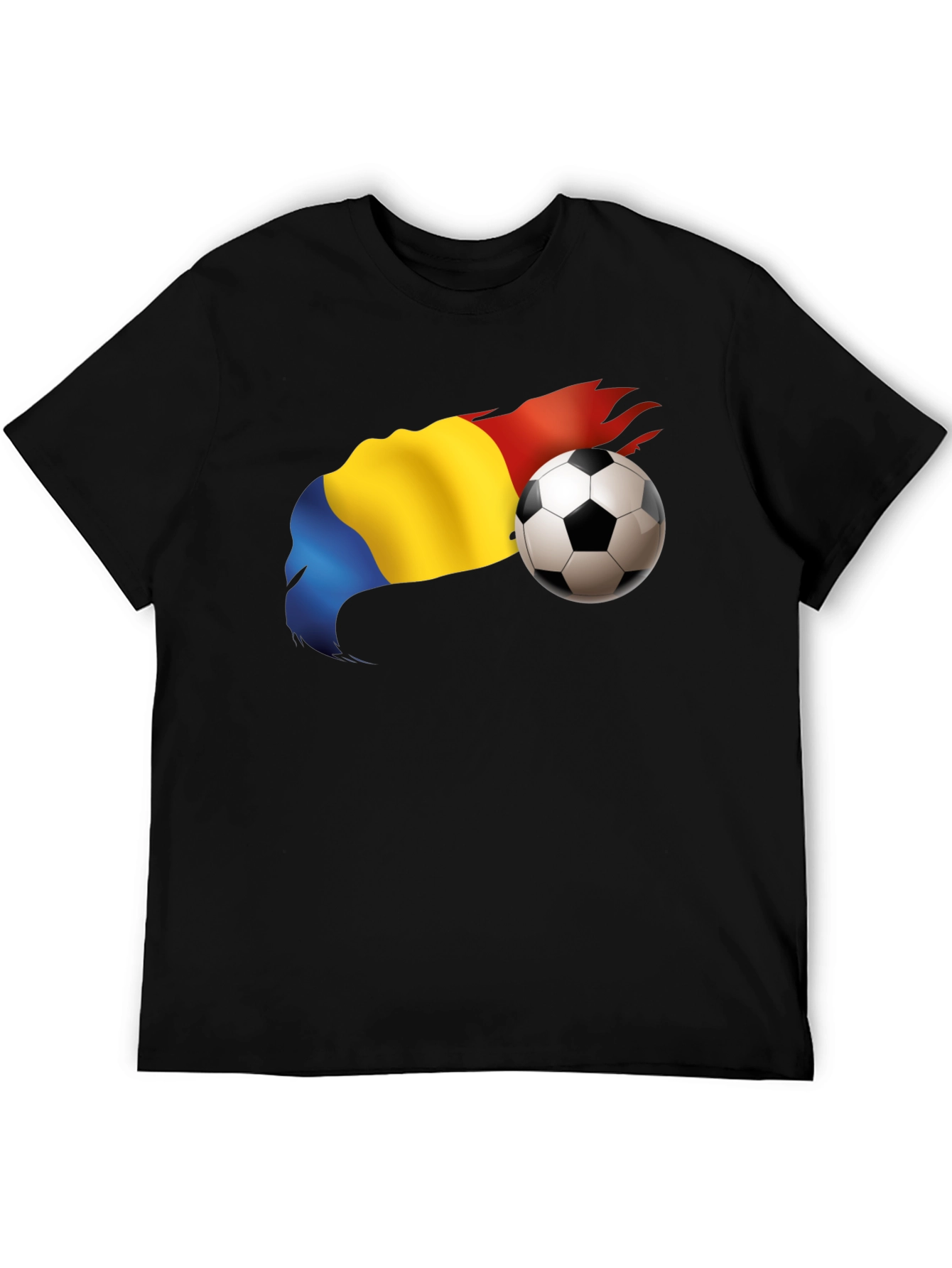 Romania Flag Soccer T-Shirt
