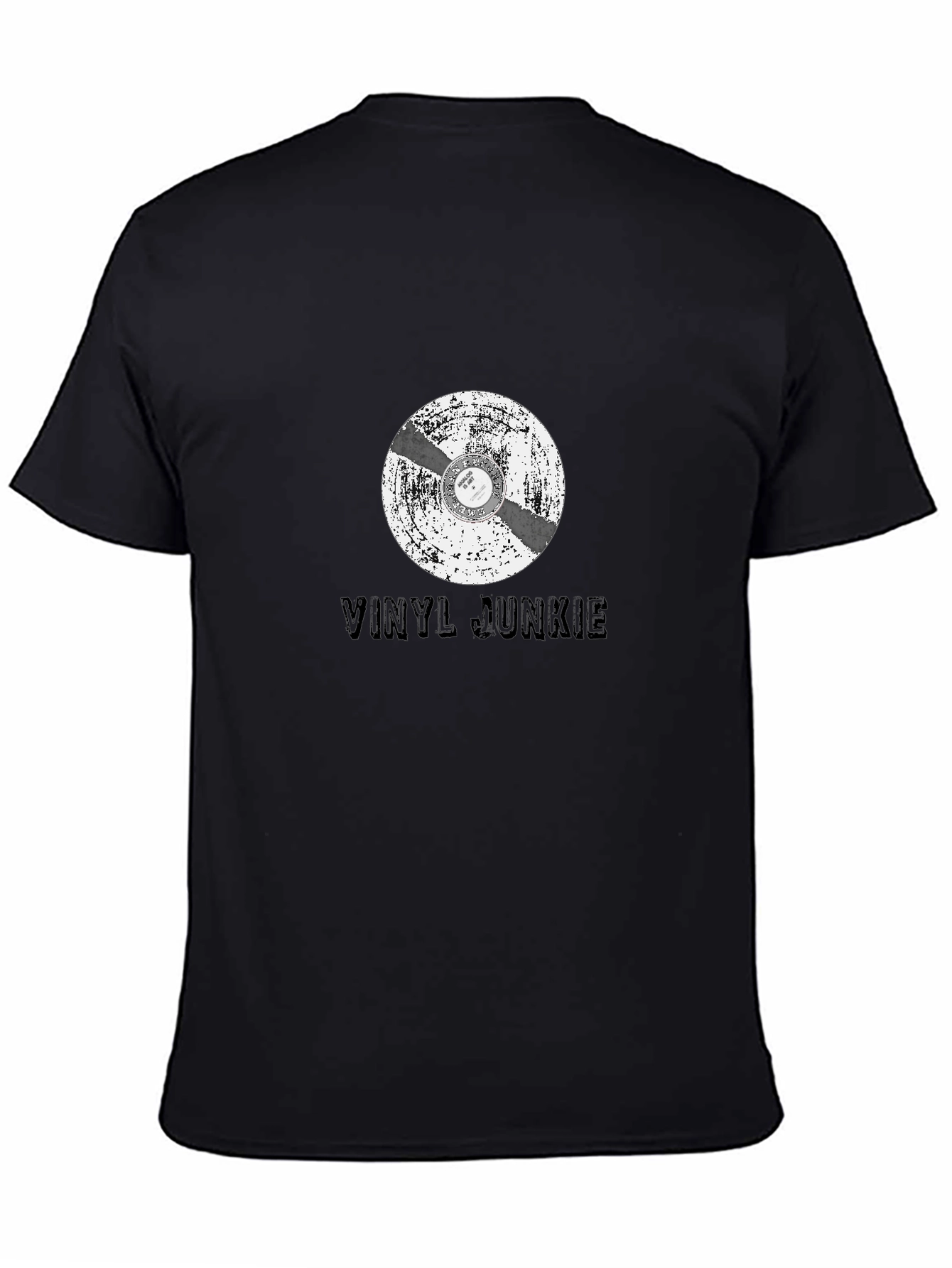 Vinyl Junkie T-Shirt - Retro Music Lover Tee