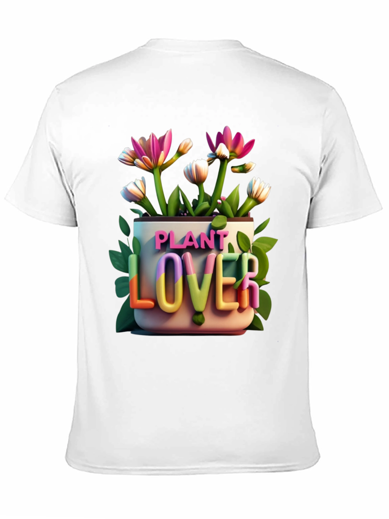 Plant Lover Graphic Tee - Black Cotton T-Shirt