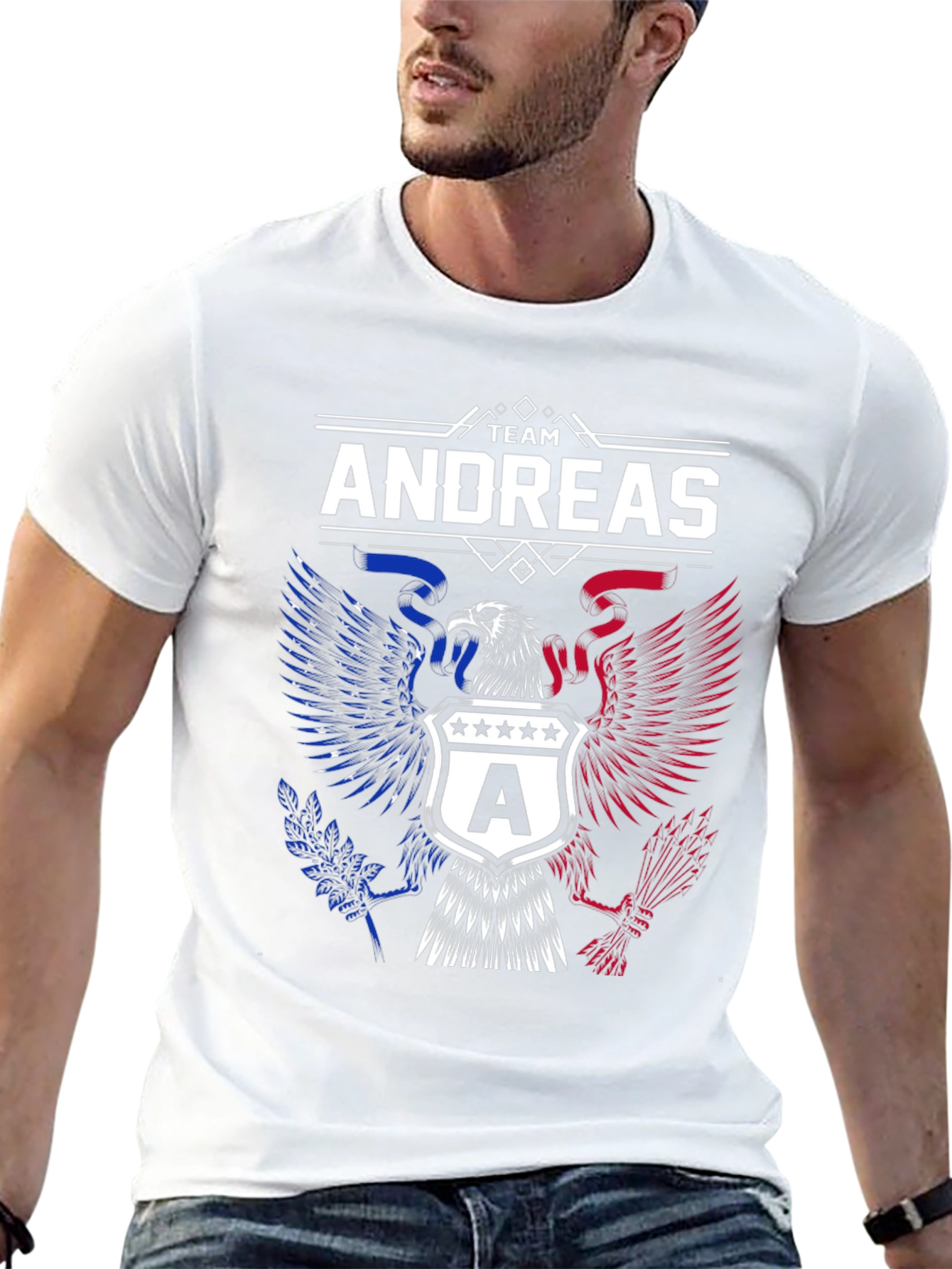 Team Andreas Eagle Graphic T-Shirt