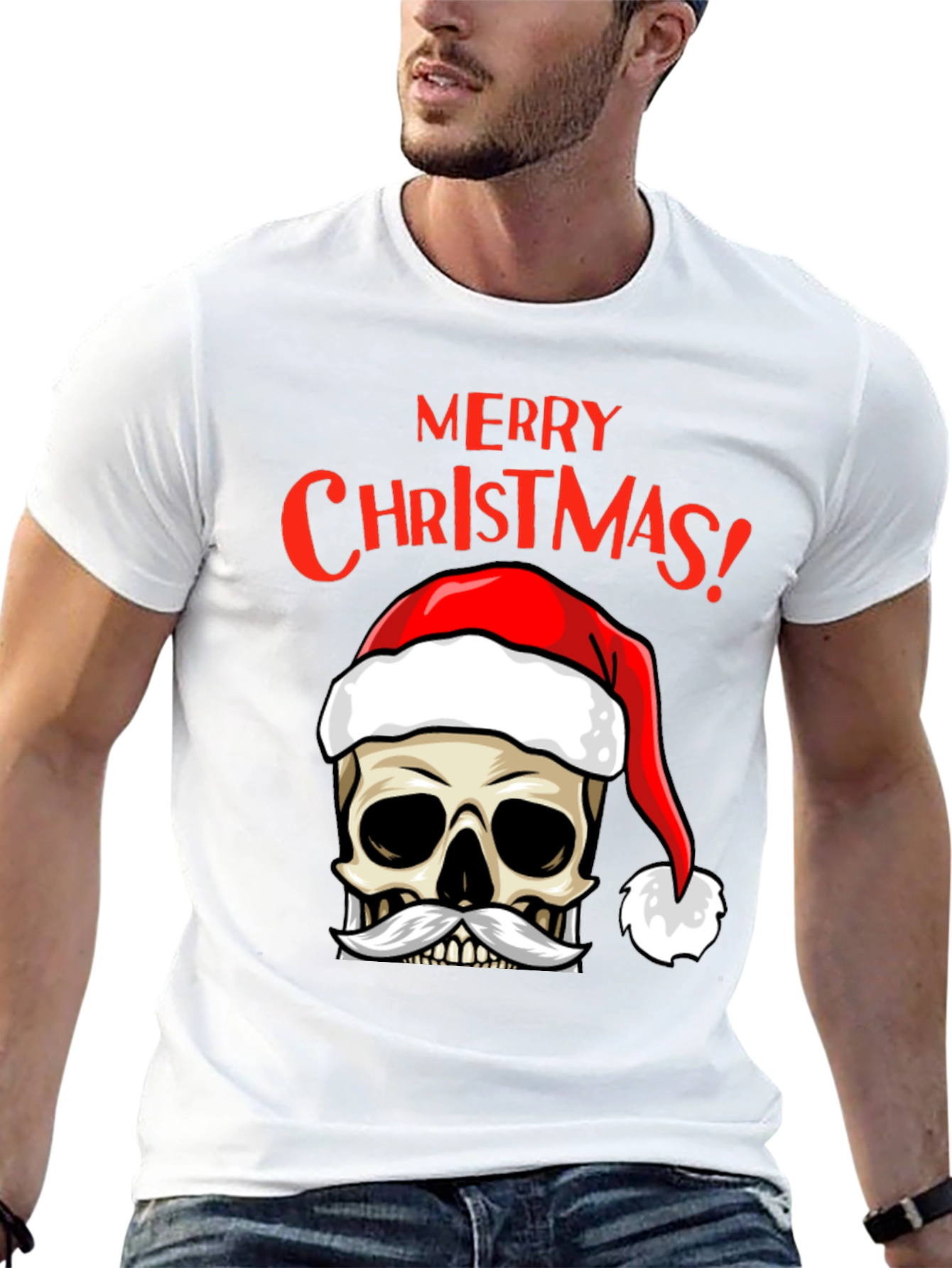 Merry Christmas Skull T-Shirt