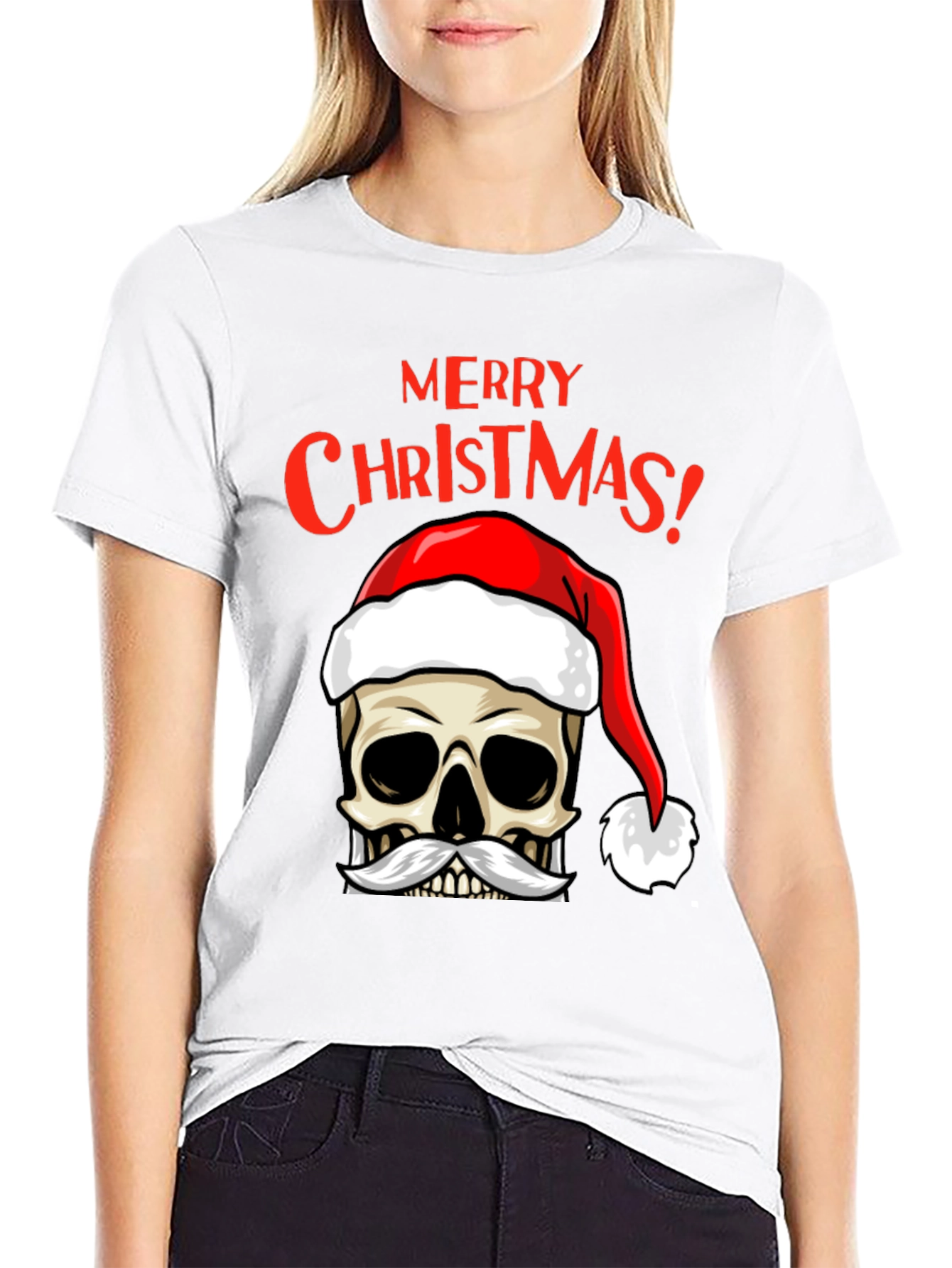 Merry Christmas Skull T-Shirt