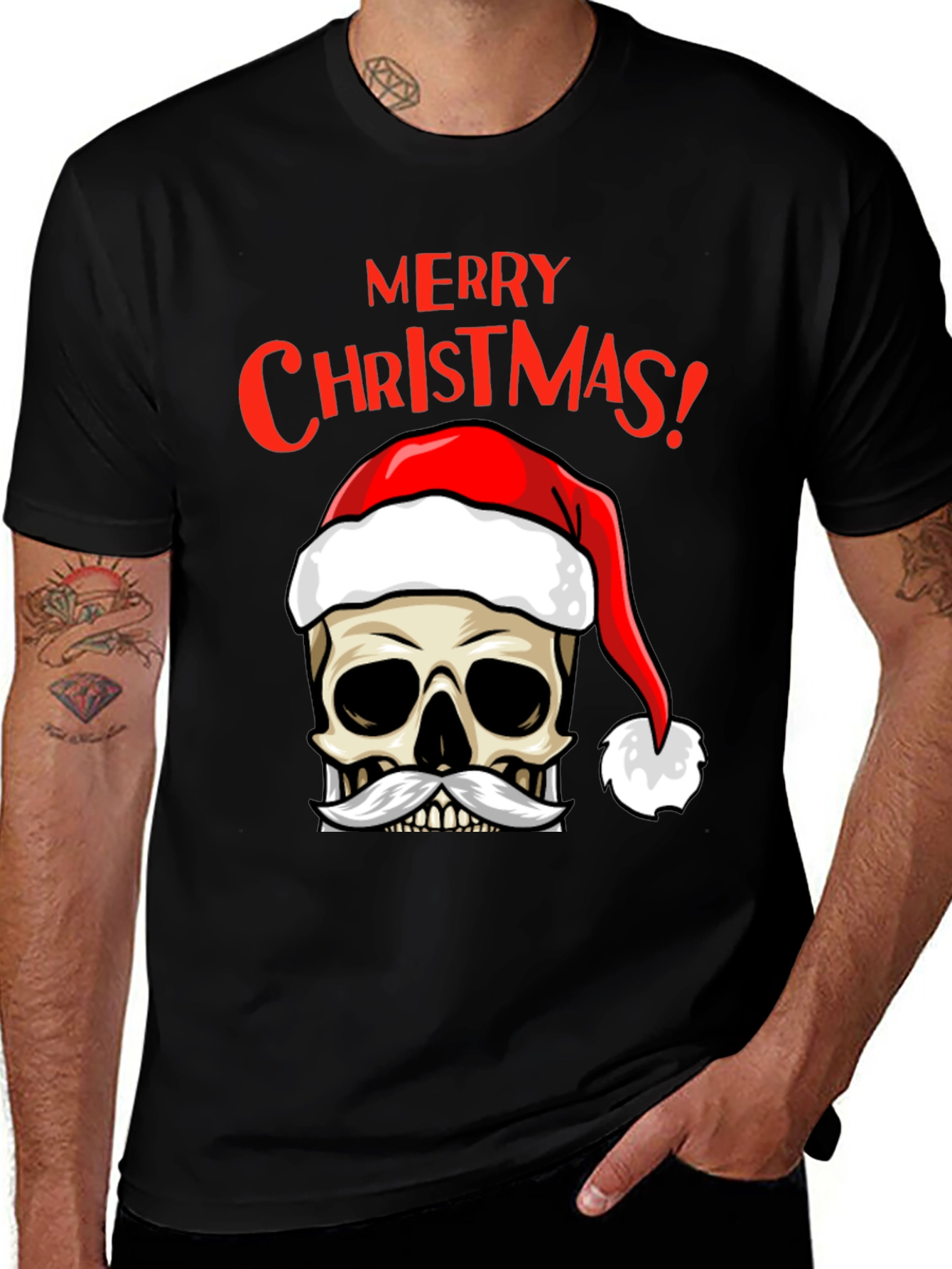 Merry Christmas Skull T-Shirt