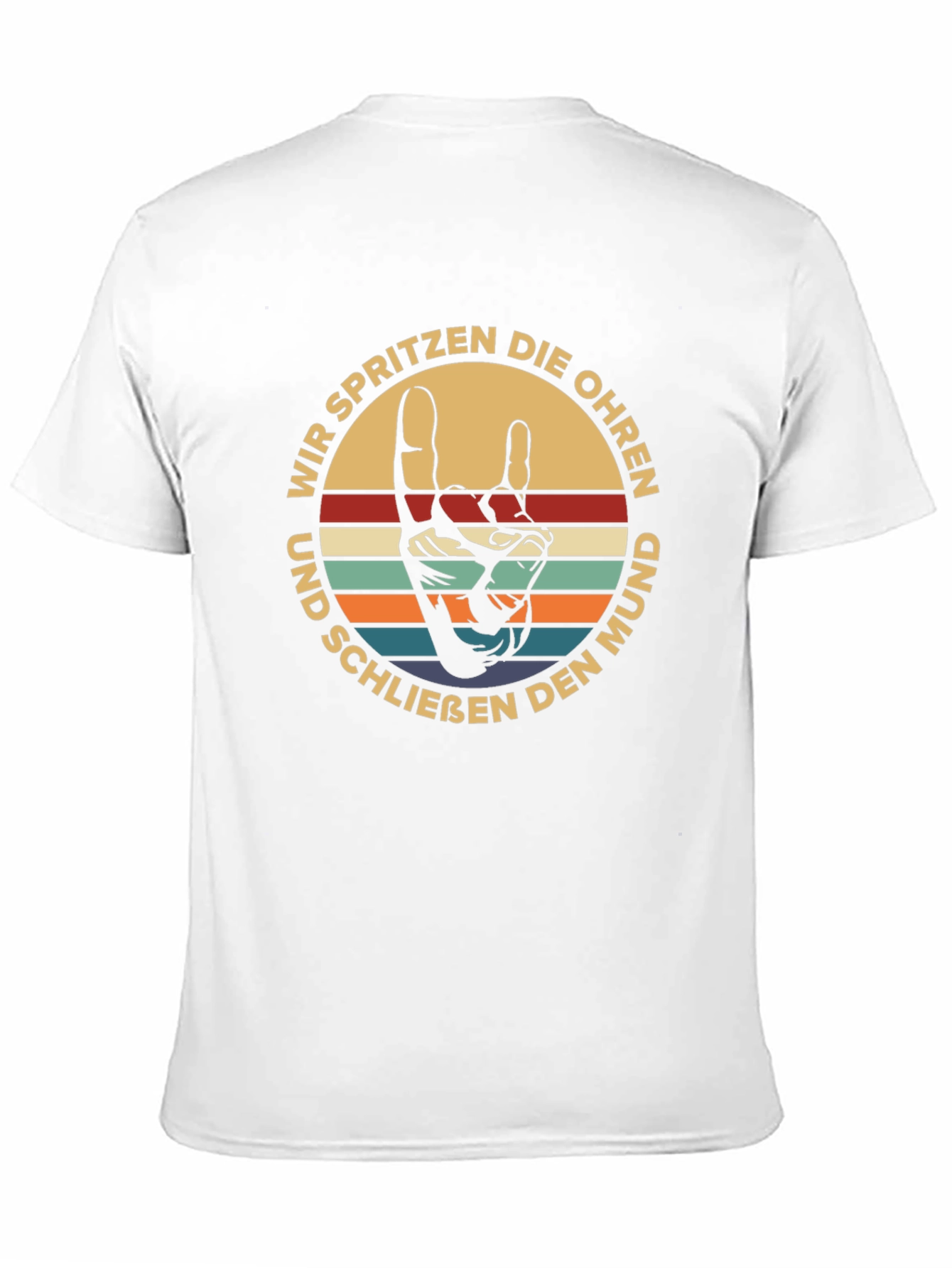 Retro German T-Shirt: Wir Spritzen Die Ohren