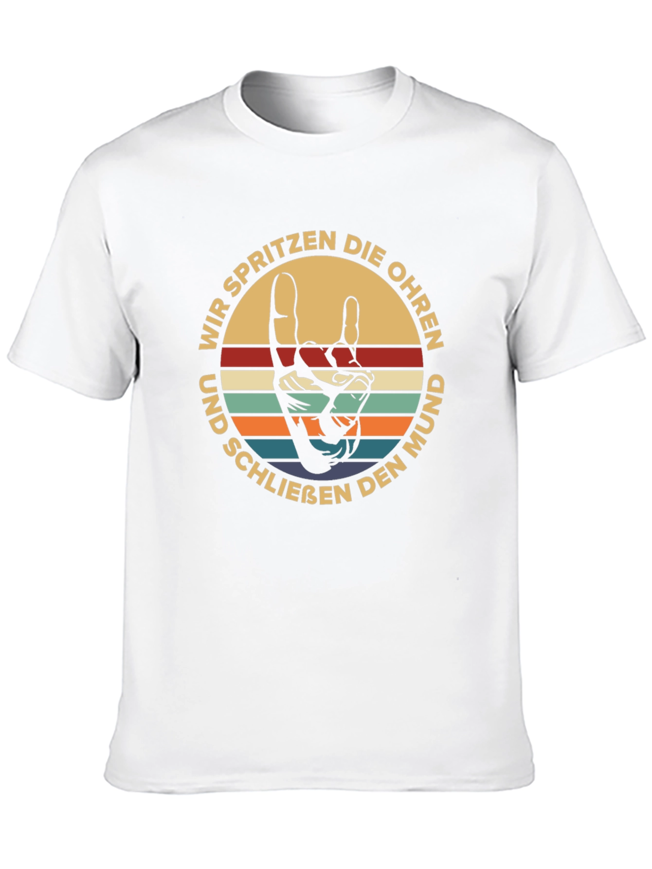 Retro German T-Shirt: Wir Spritzen Die Ohren
