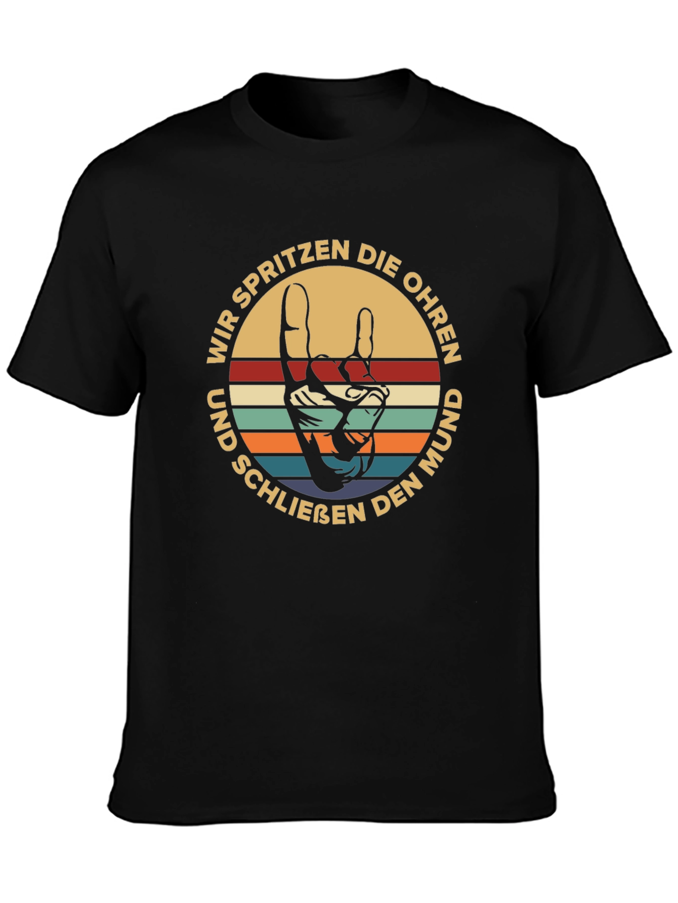 Retro German T-Shirt: Wir Spritzen Die Ohren