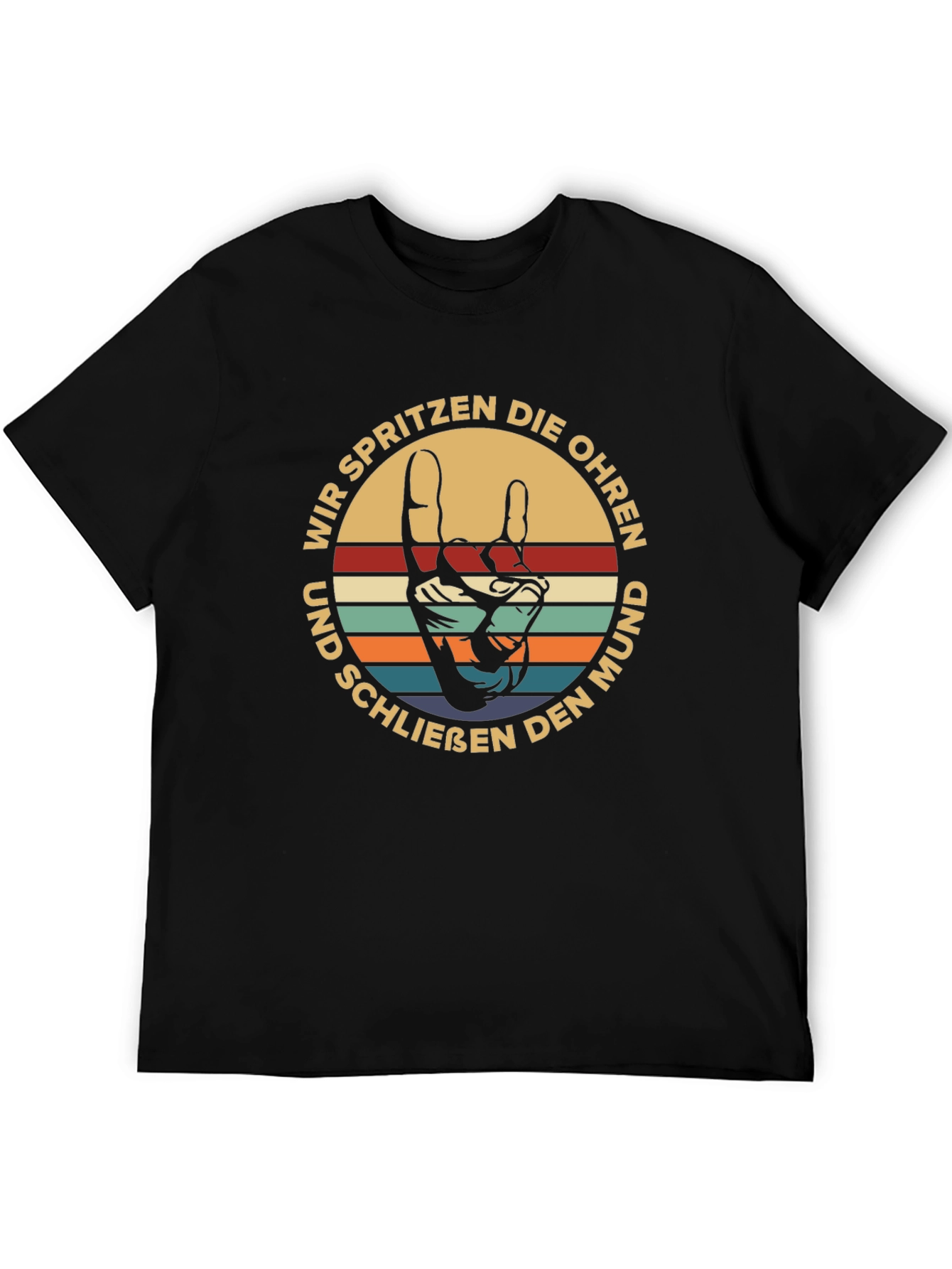 Retro German T-Shirt: Wir Spritzen Die Ohren
