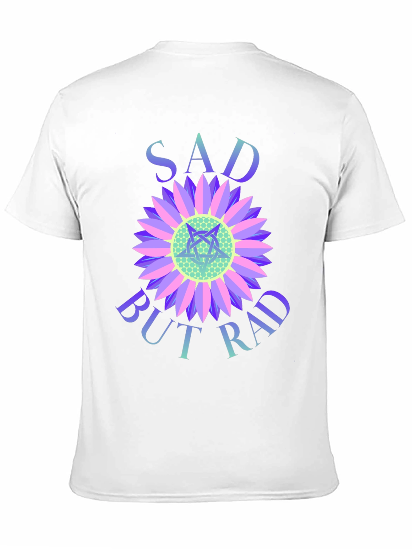 Sad But Rad Flower Graphic Tee